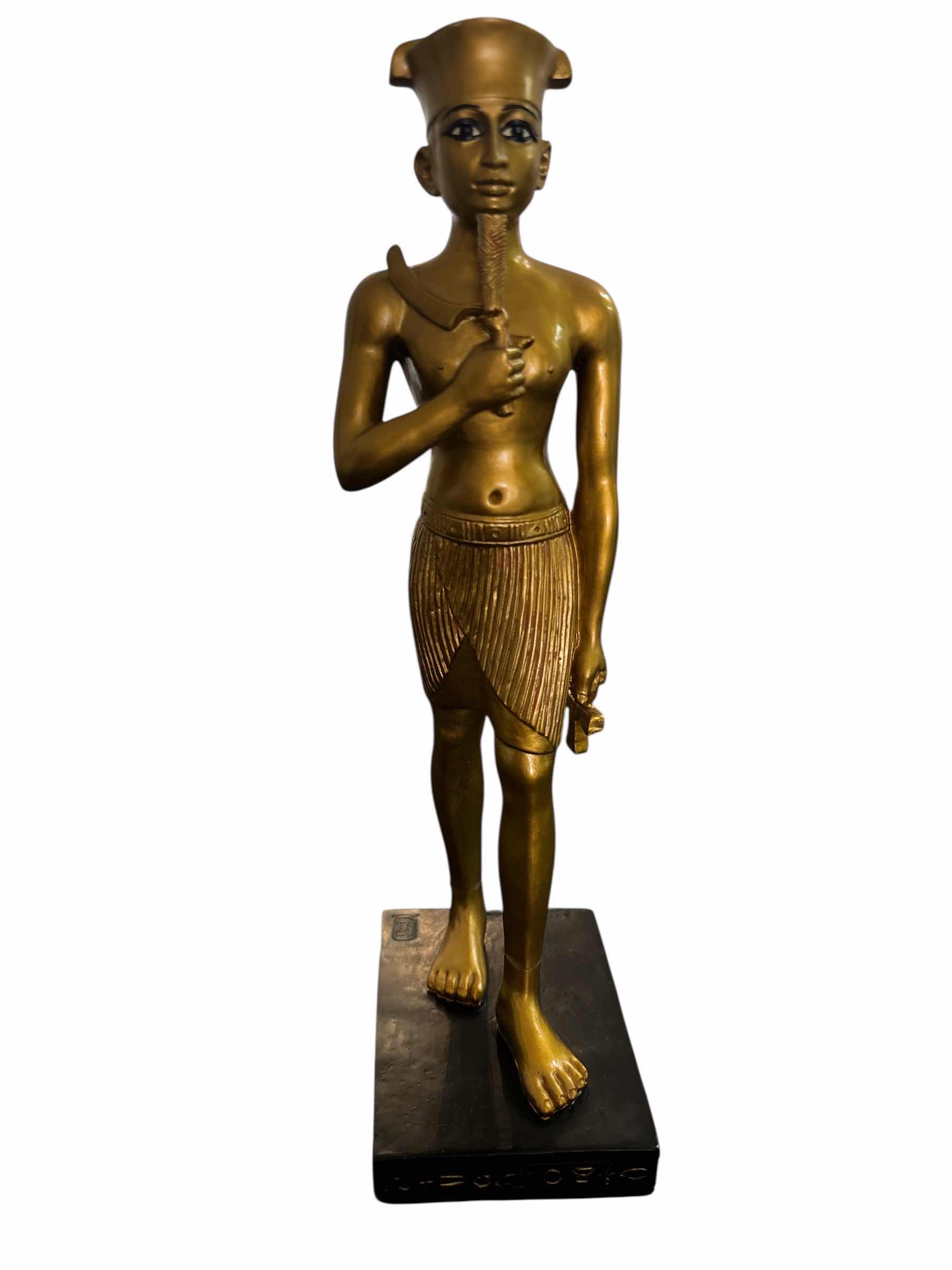 Photo 1 of MYTHS & LEGENDS EGYPTIAN GOD AMON 8.5”STATUE, LUXOR GIFT COLLECTION