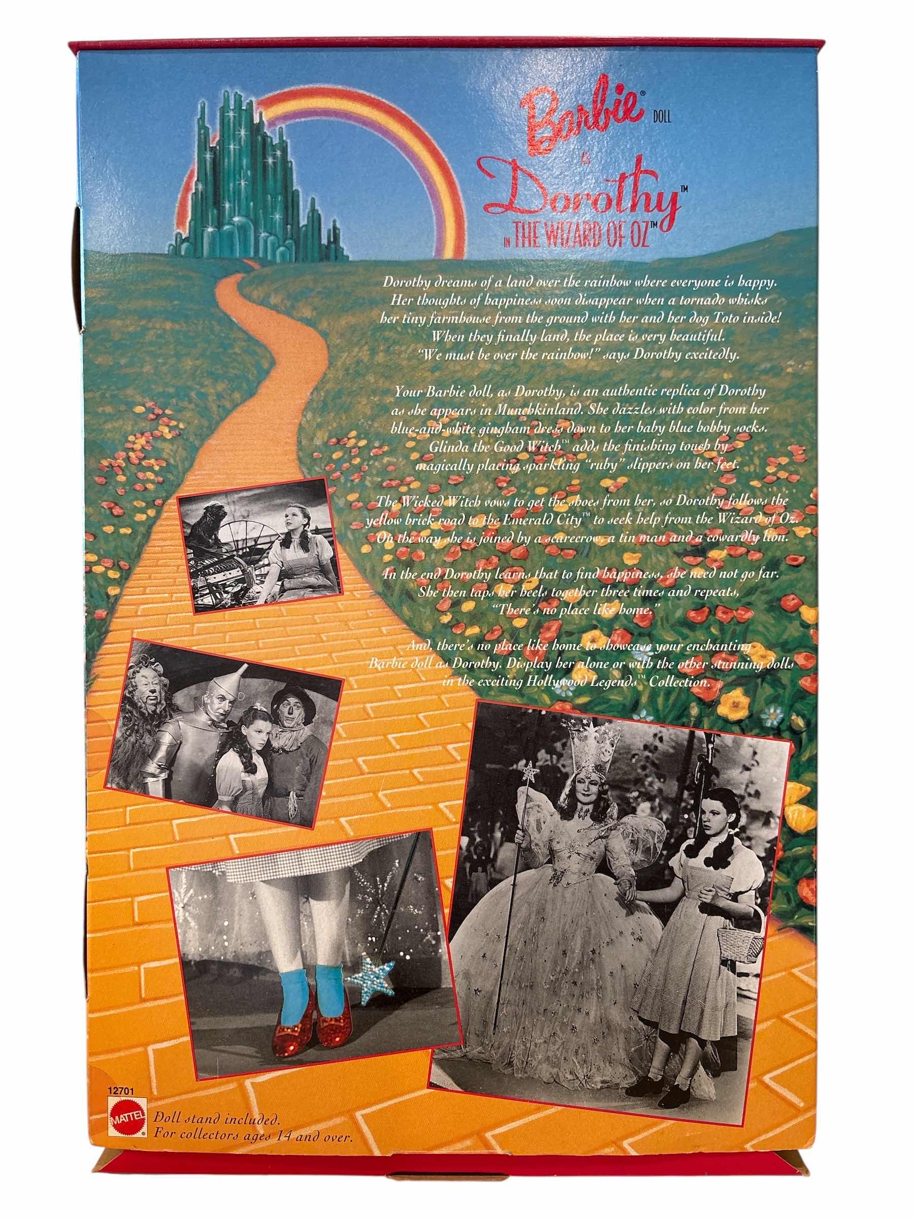 Photo 1 of BARBIE DOROTHY AS IN WIZARD OF OZ MODEL 12701