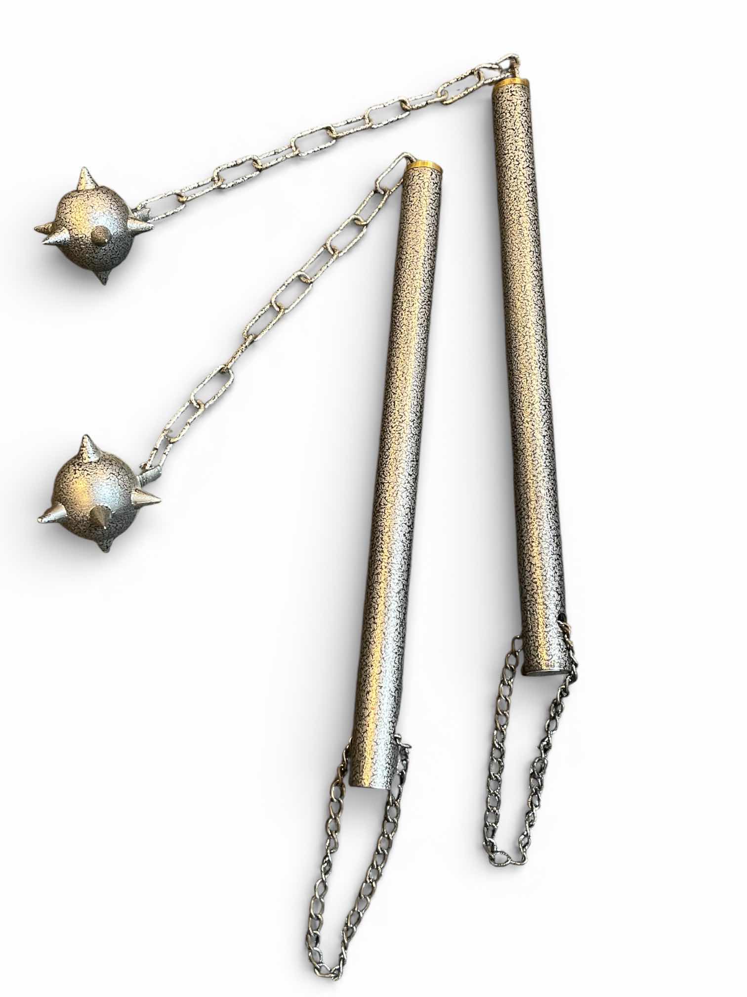 Photo 1 of AGED FINISH STAINLESS STEEL MACE/FRAIL SET 2” X 17.5”