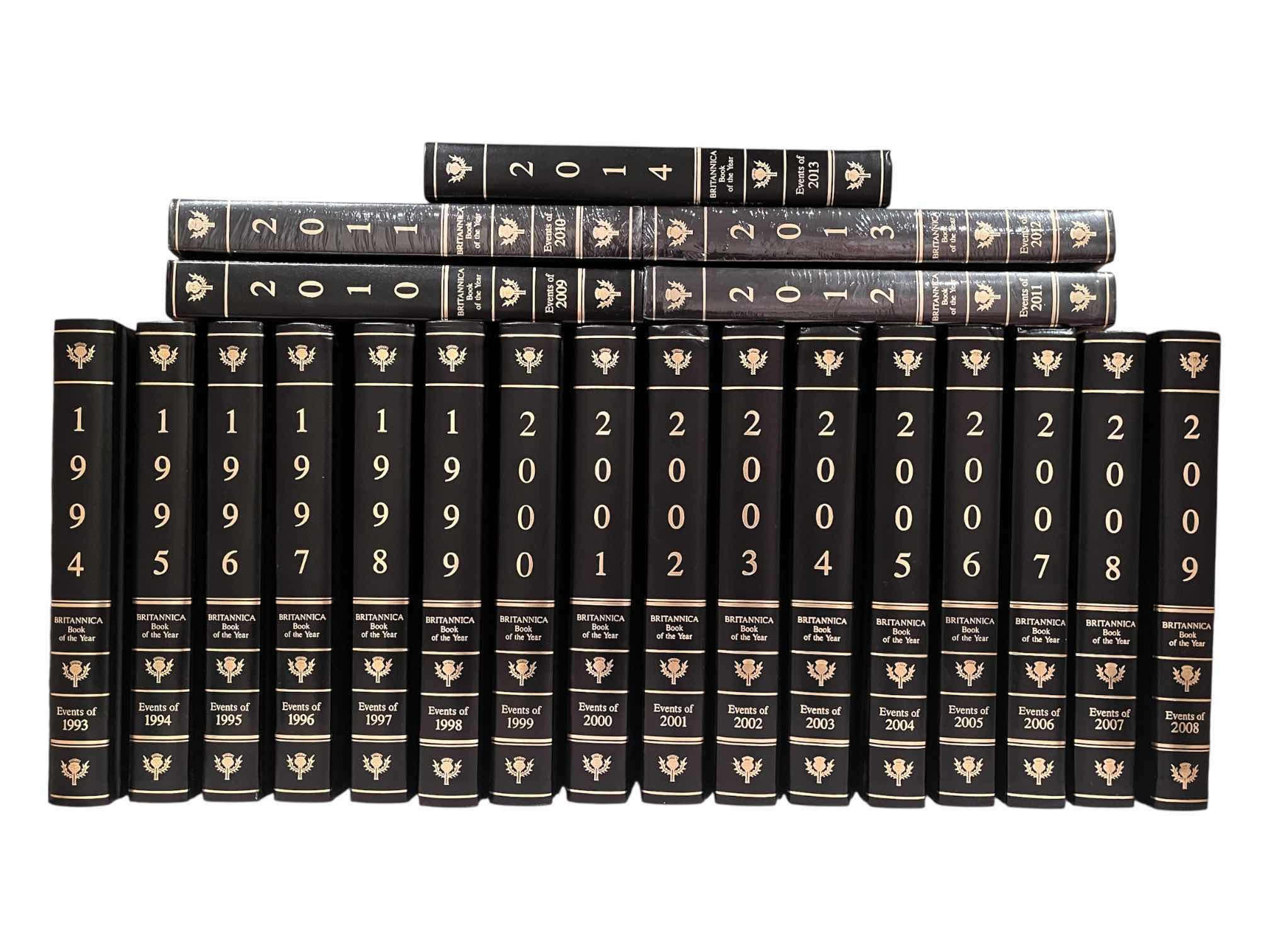 Photo 1 of BRITANNICA BOOK OF THE YEAR EVENTS YR’ ENCYCLOPEDIA SET 1993-2013
