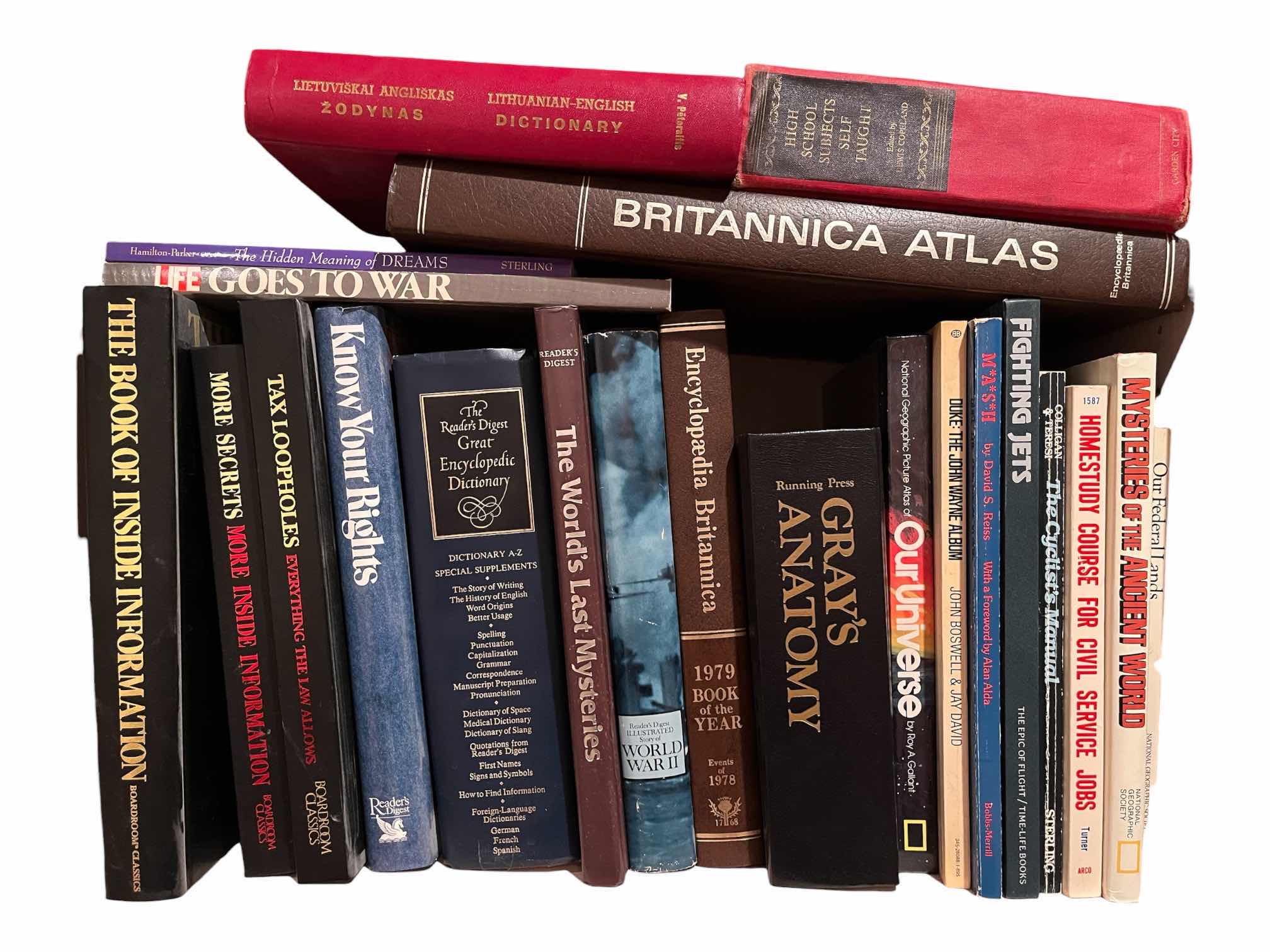 Photo 1 of FINANCIAL, POLITICS, ENCYCLOPEDIAS & SELF-HELP BOOKS (22)