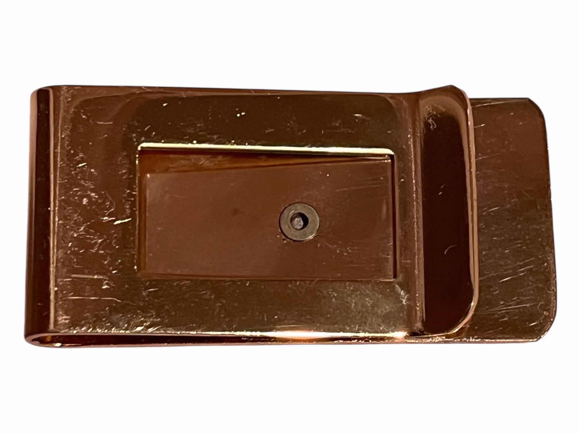 Photo 1 of BUFFALO NICKEL GOLD TONE MONEY CLIP