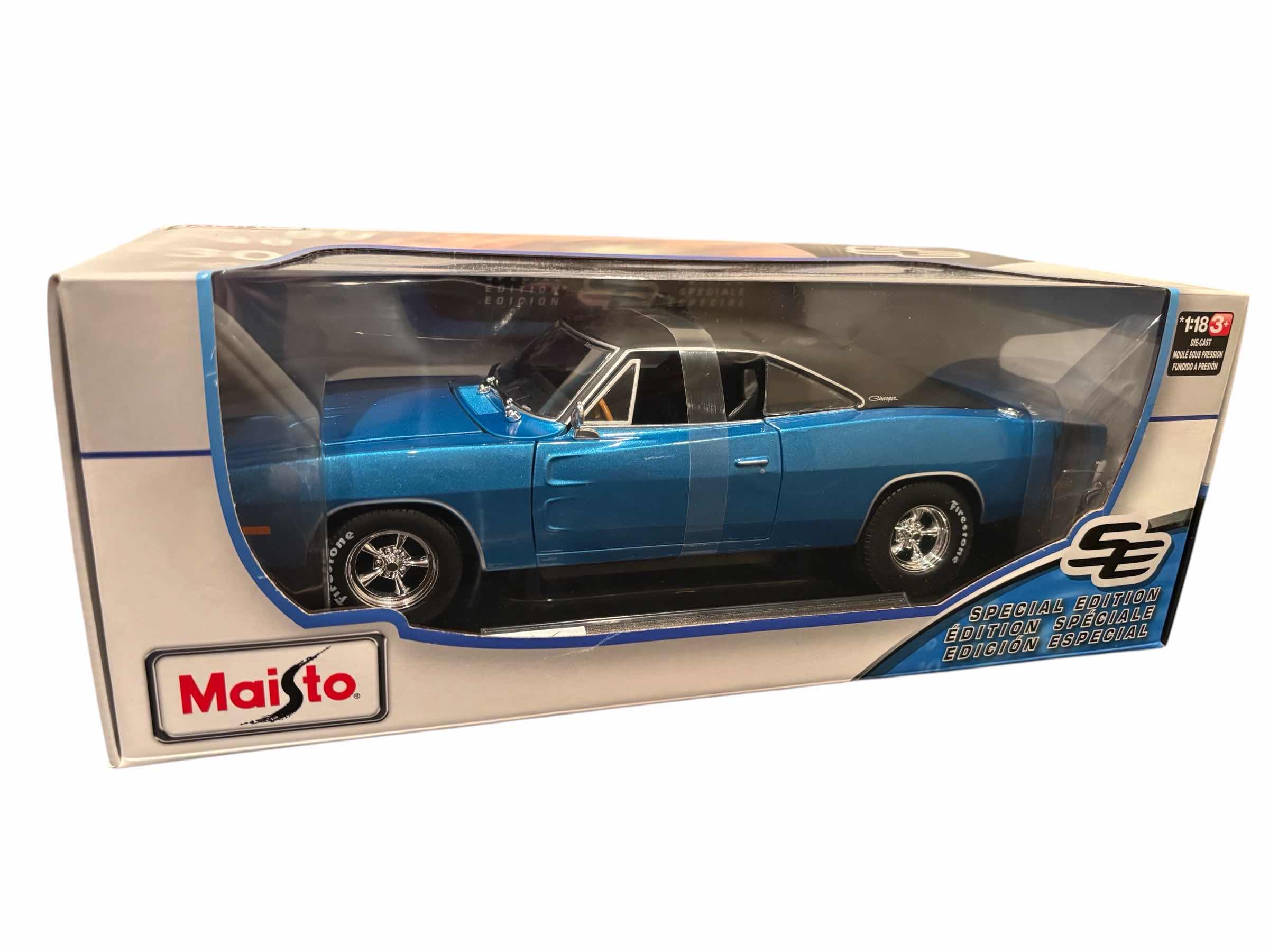 Photo 1 of MAISTO SPECIAL EDITION 1969 DODGE CHARGER R/T 1:18 SCALE DIE CAST MODEL (46629)