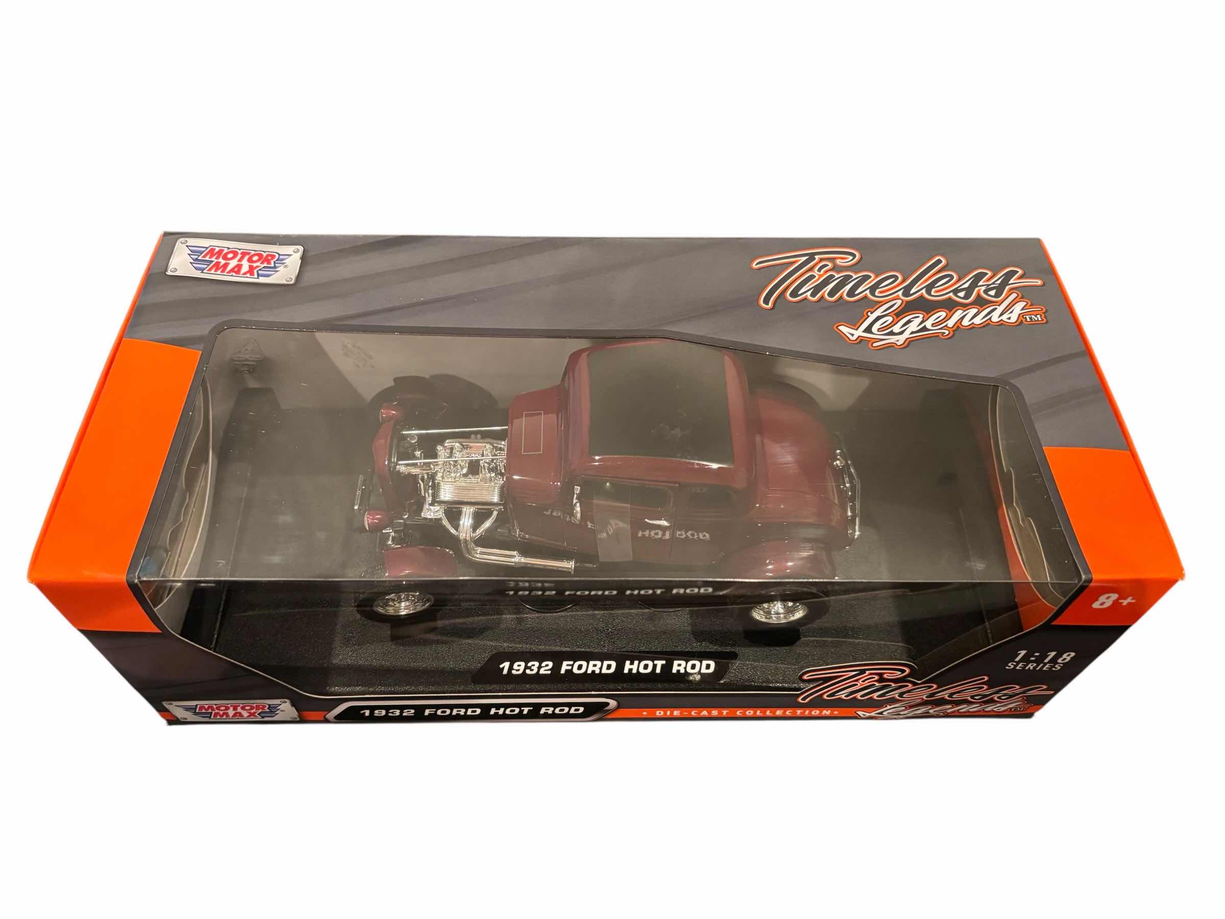 Photo 1 of MOTORMAX TIMELESS LEGENDS 1932 FORD HOT ROD 1:18 SCALE DIE CAST COLLECTION (17057NX)