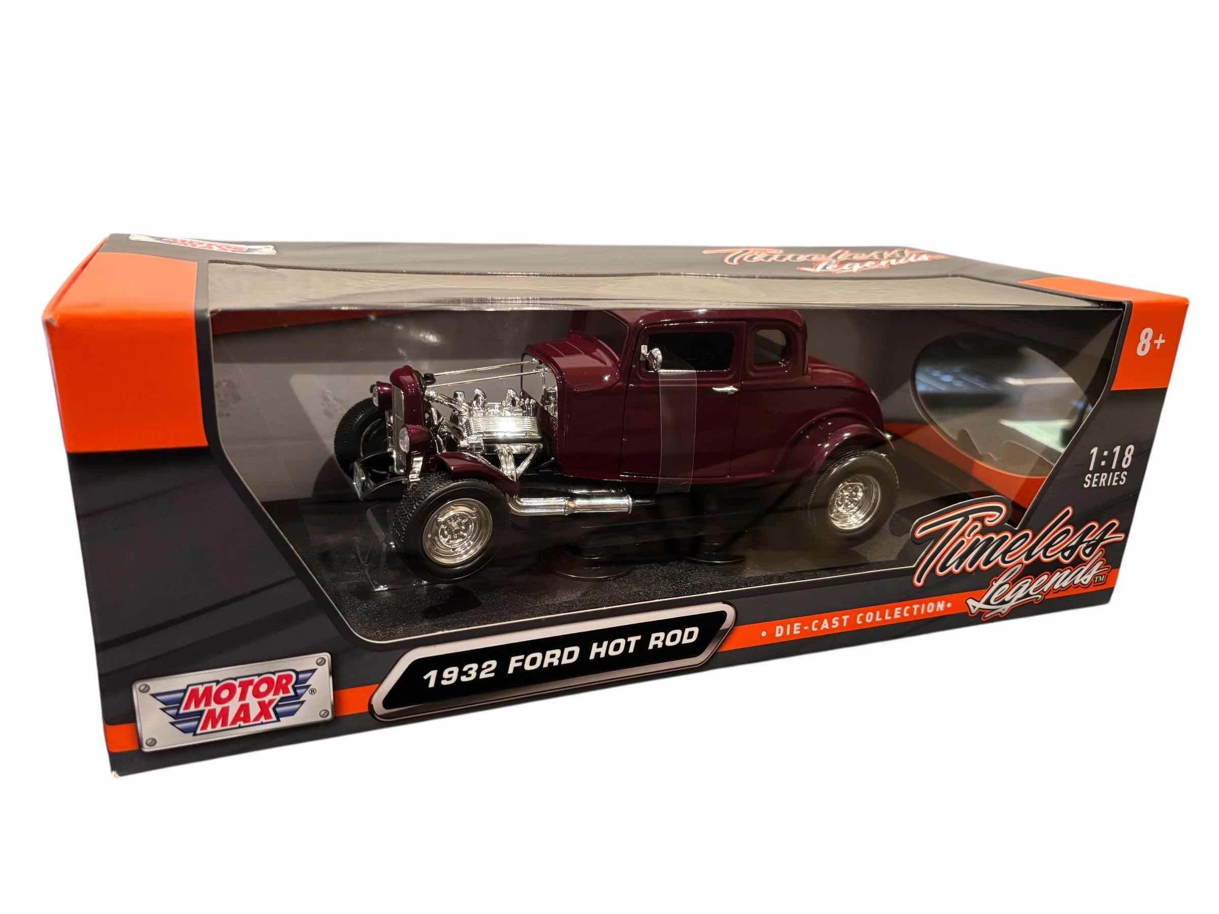 Photo 1 of MOTORMAX TIMELESS LEGENDS 1932 FORD HOT ROD 1:18 SCALE DIE CAST COLLECTION (17057NX)