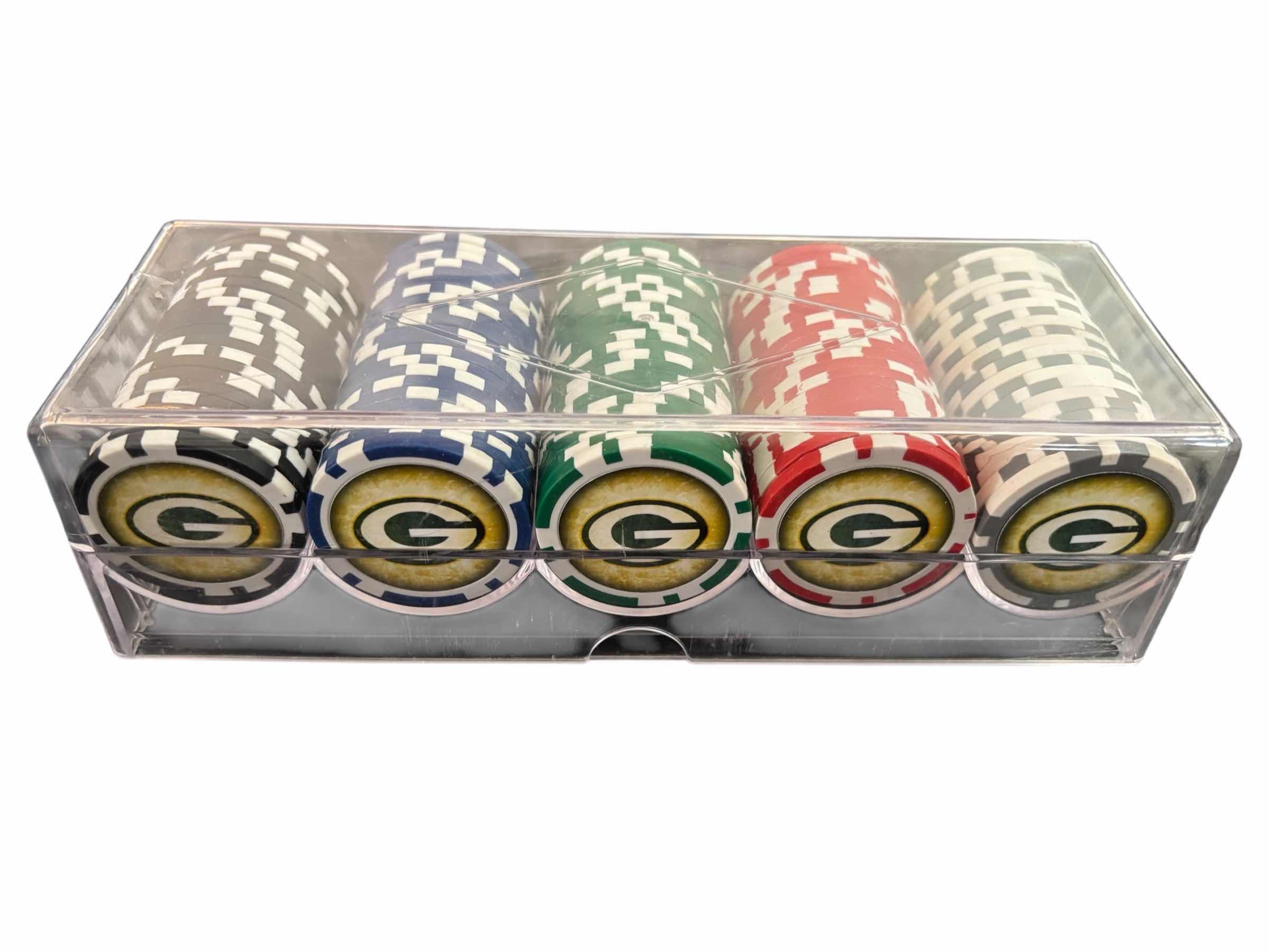 Photo 1 of GREENBAY PACKERS POKER CHIPS SET