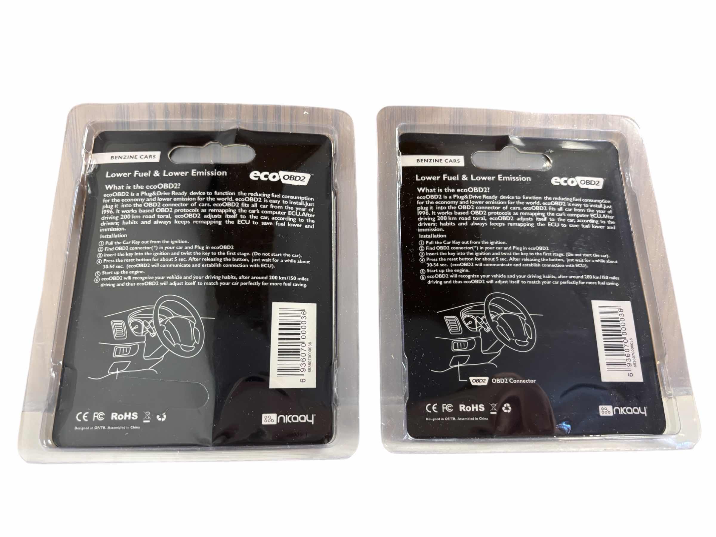 Photo 1 of ECO OBD2 PLUG & DRIVE OBD 2 ECONOMY CHIP TUNING BOX, LOWER FUEL & LOWER EMISSION (2-PACK)