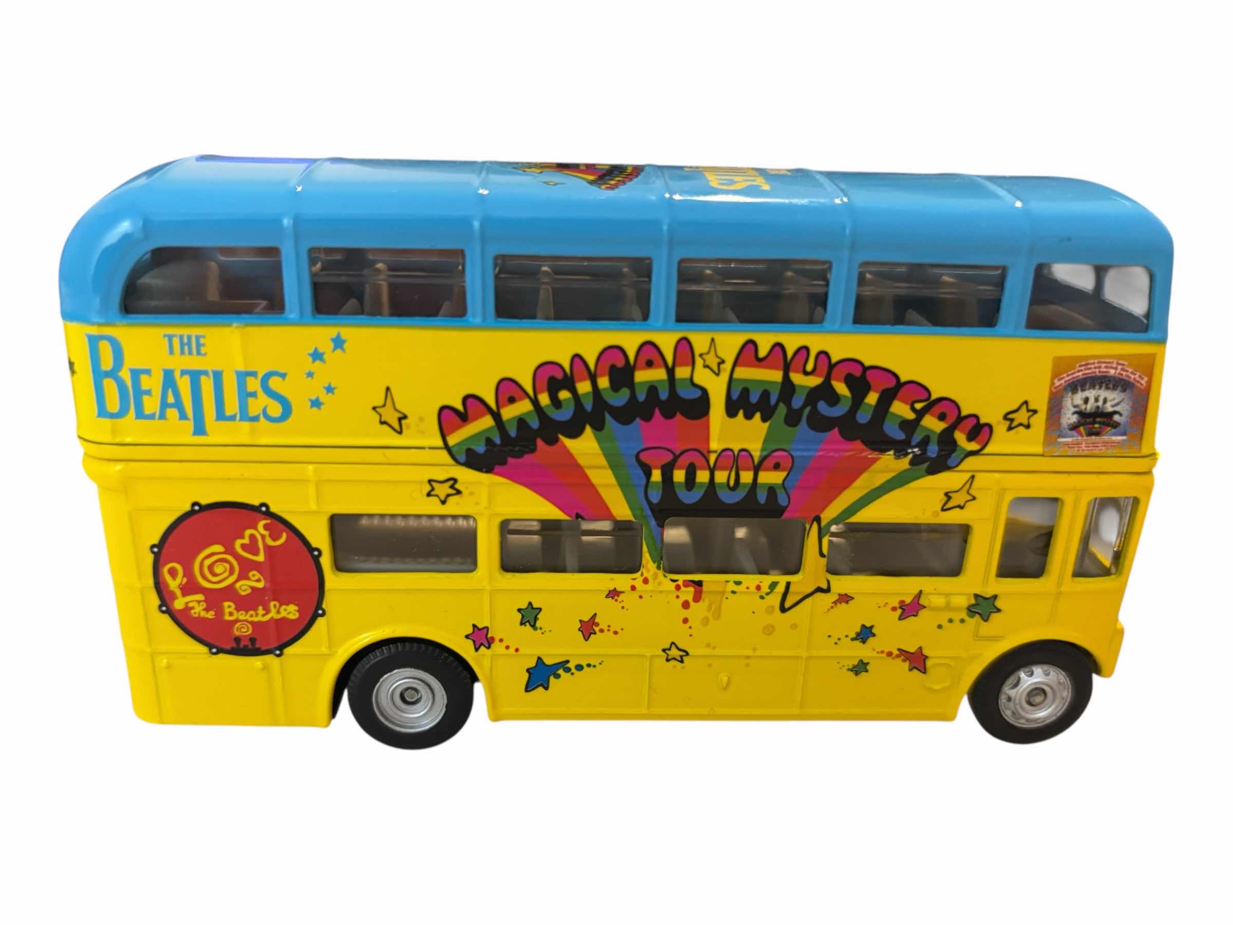Photo 1 of CORGI THE BEATLES MAGICAL MYSTERY TOUR LONDON BUS DIE-CAST MODEL SCALE 1:64
