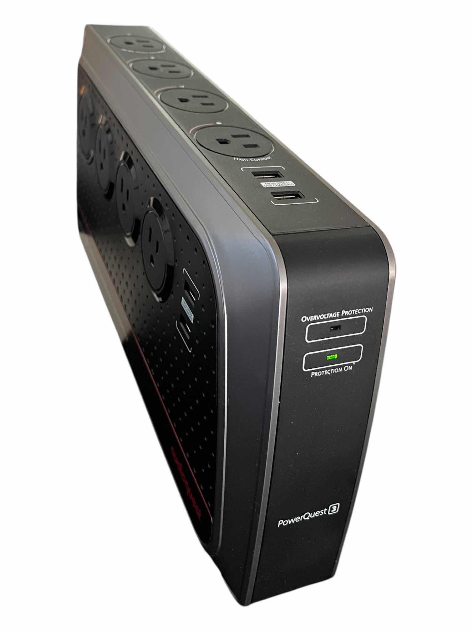 Photo 1 of AUDIOQUEST POWERQUEST-3 NON-SACRIFICIAL MULTI-OUTLET SURGE PROTECTOR