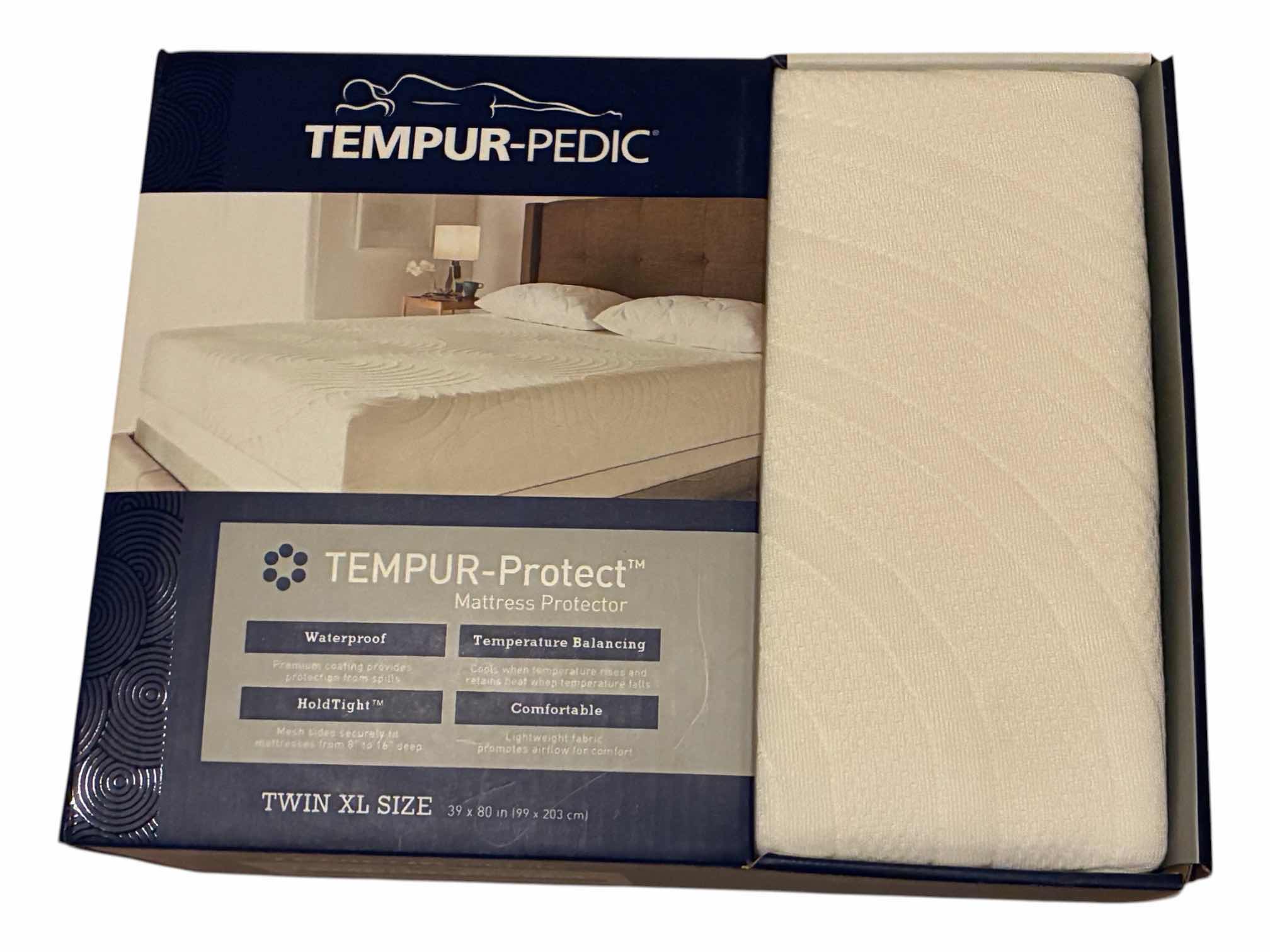 Photo 1 of NIB TEMPUR-PEDIC WHITE TWIN XL MATTRESS PROTECTOR $109