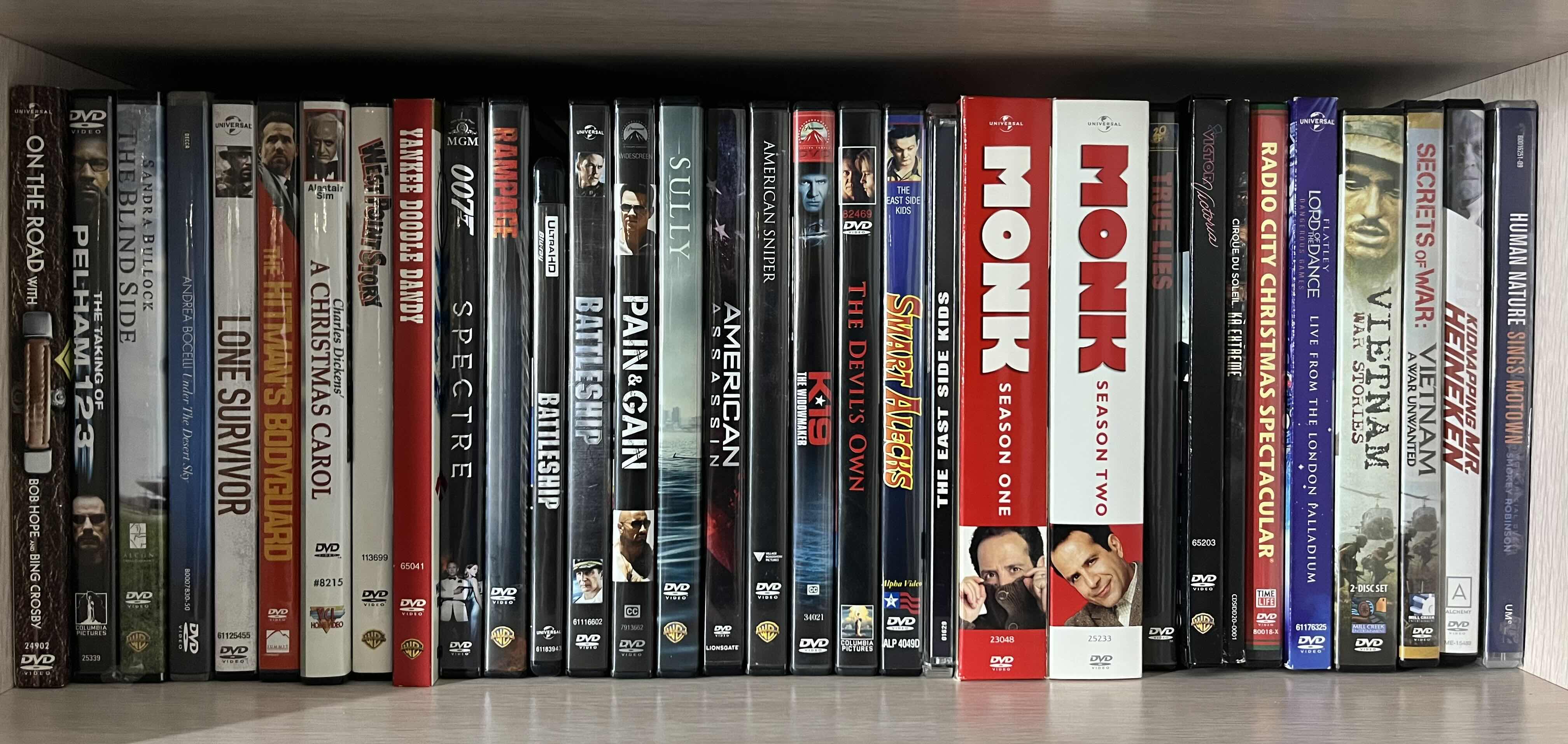 Photo 1 of DVD MOVIES & TV SHOWS-VARIOUS GENRES (APPROX. 30)