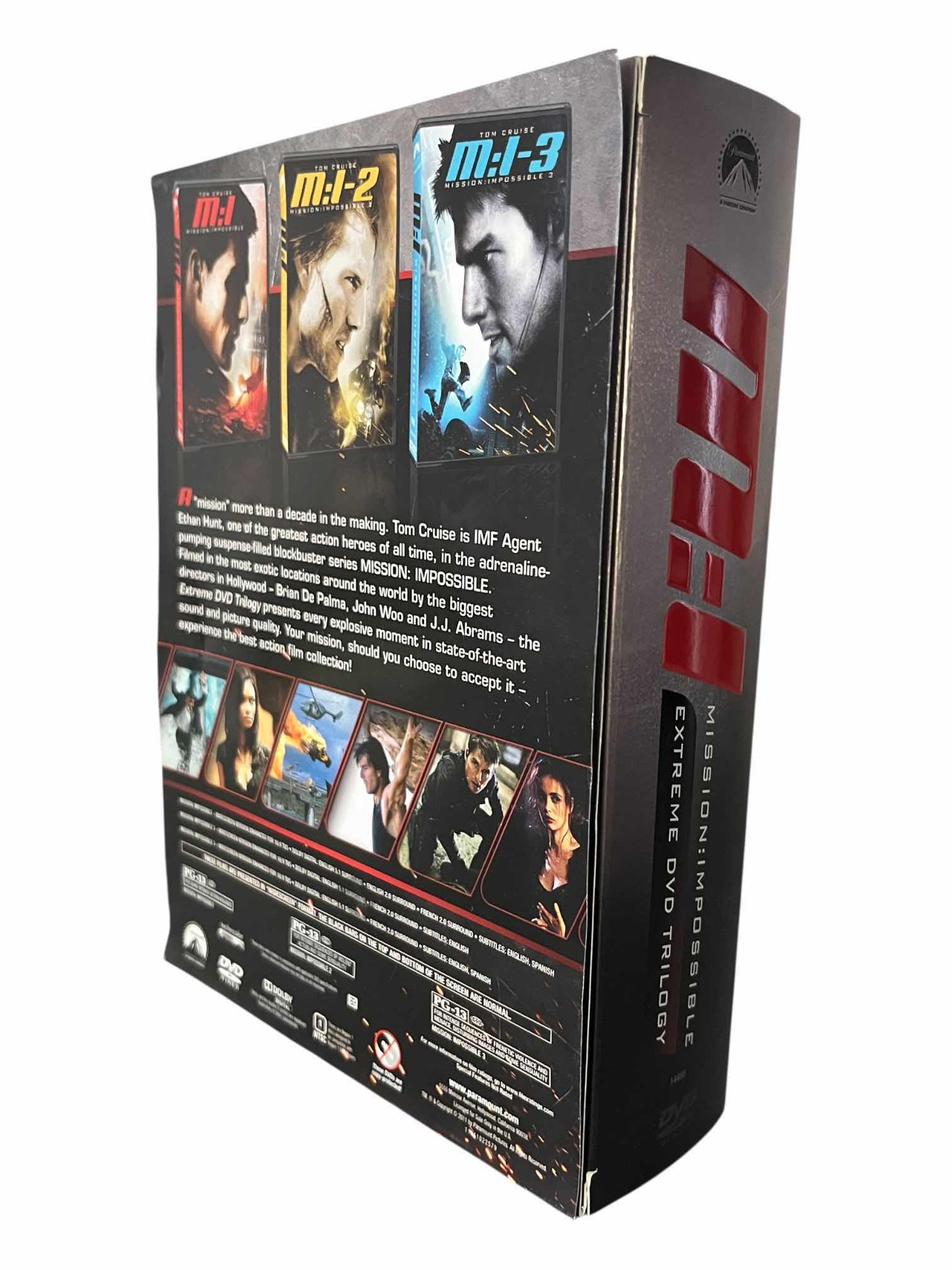 Photo 1 of MISSION IMPOSSIBLE EXTREME DVD TRILOGY SET 1-3