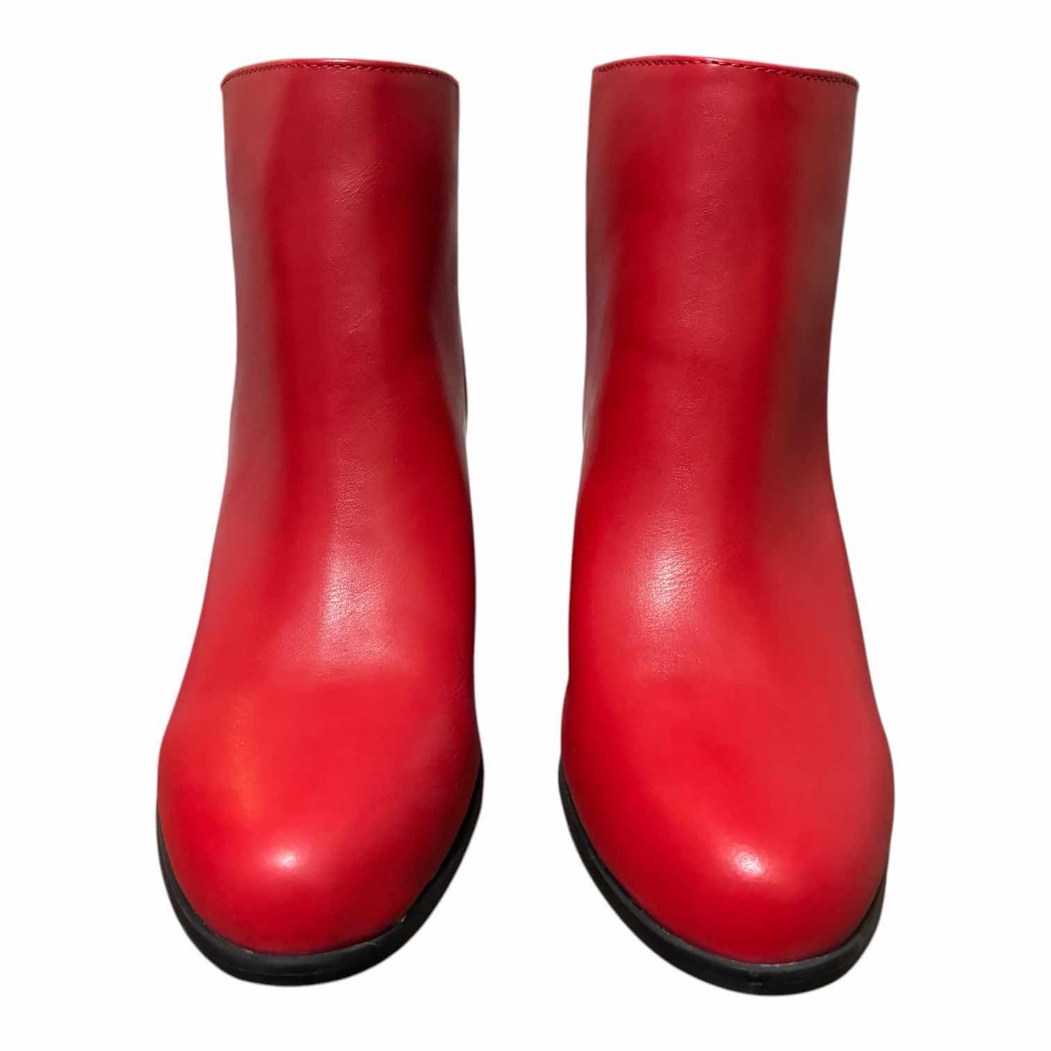 Photo 1 of ALLEGIAK RED HEELED BOOTS BOOTIES WOMEN’S SIZE 9 $39