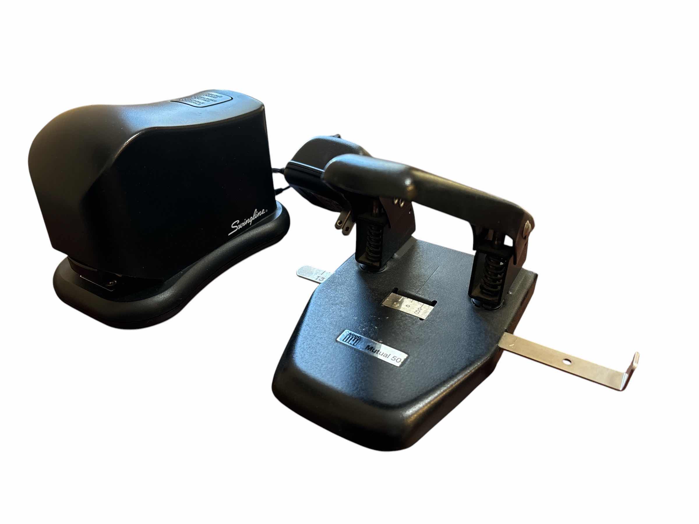 Photo 1 of SWINGLINE COMPACT ELECTRIC STAPLER & ACCO ADJUSTABLE 2-HOLE PUNCH $65