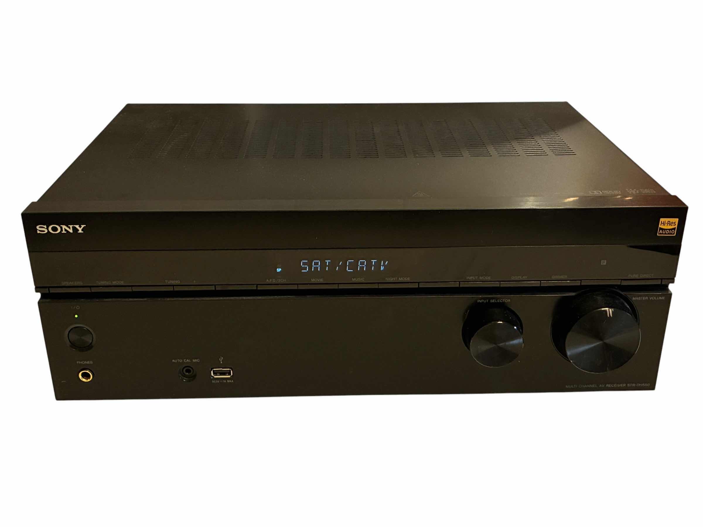 Photo 1 of SONY MULTI-CHANNEL AV RECEIVER STR-DH550