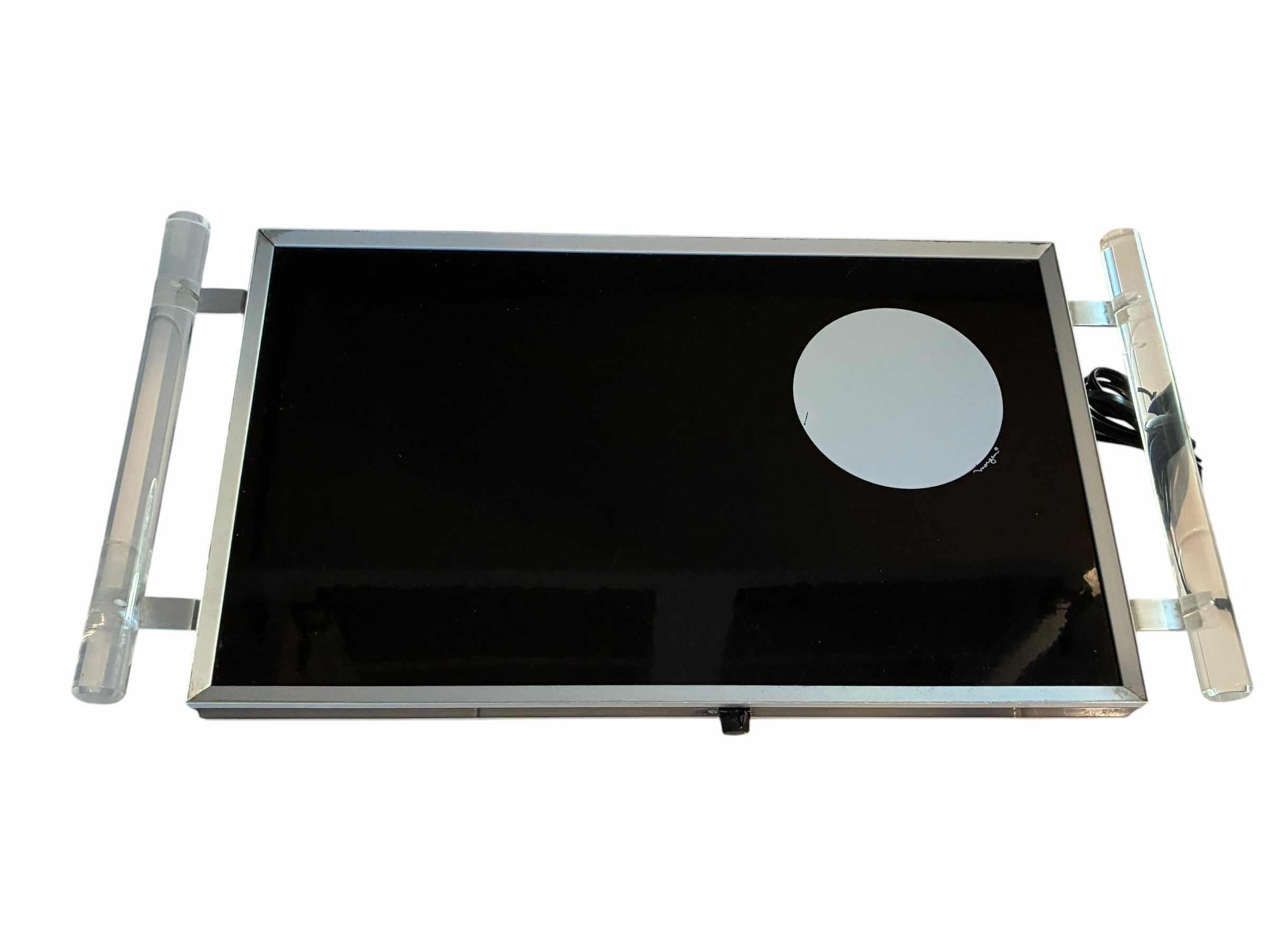 Photo 1 of ELECTRIC BUFFET SERVICE MORGAN BLACK & WHITE HOT PLATE TRAY 24“ X 12“