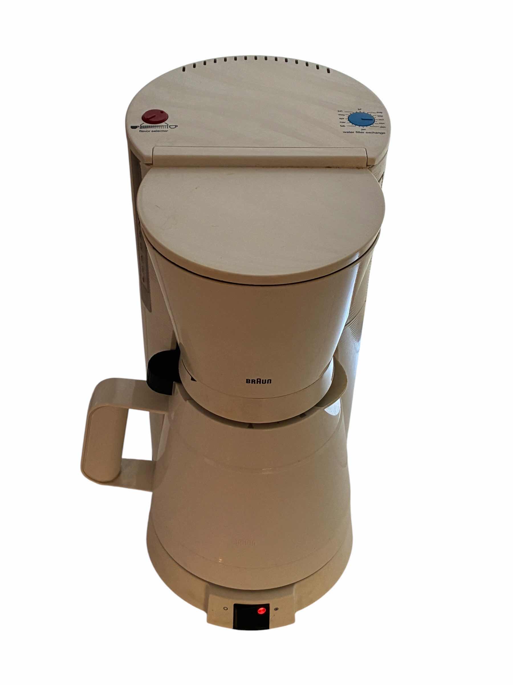 Photo 1 of BRAUN 6CUP WHITE COFFEE POT
