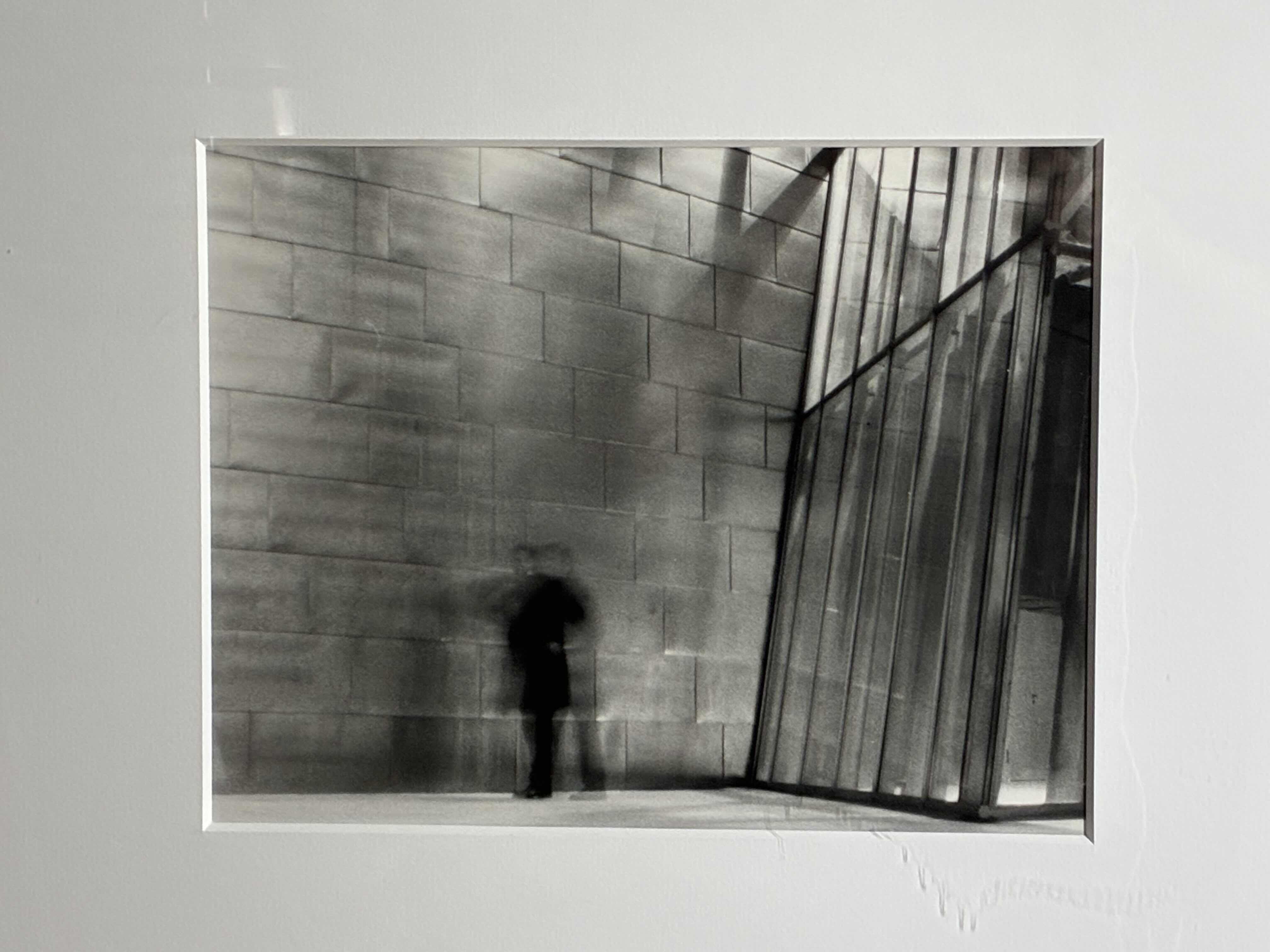 Photo 1 of BLACK & WHITE BLURRED FIGURE FRAMED PHOTOGRAPH ARTWORK 31“ X 23“