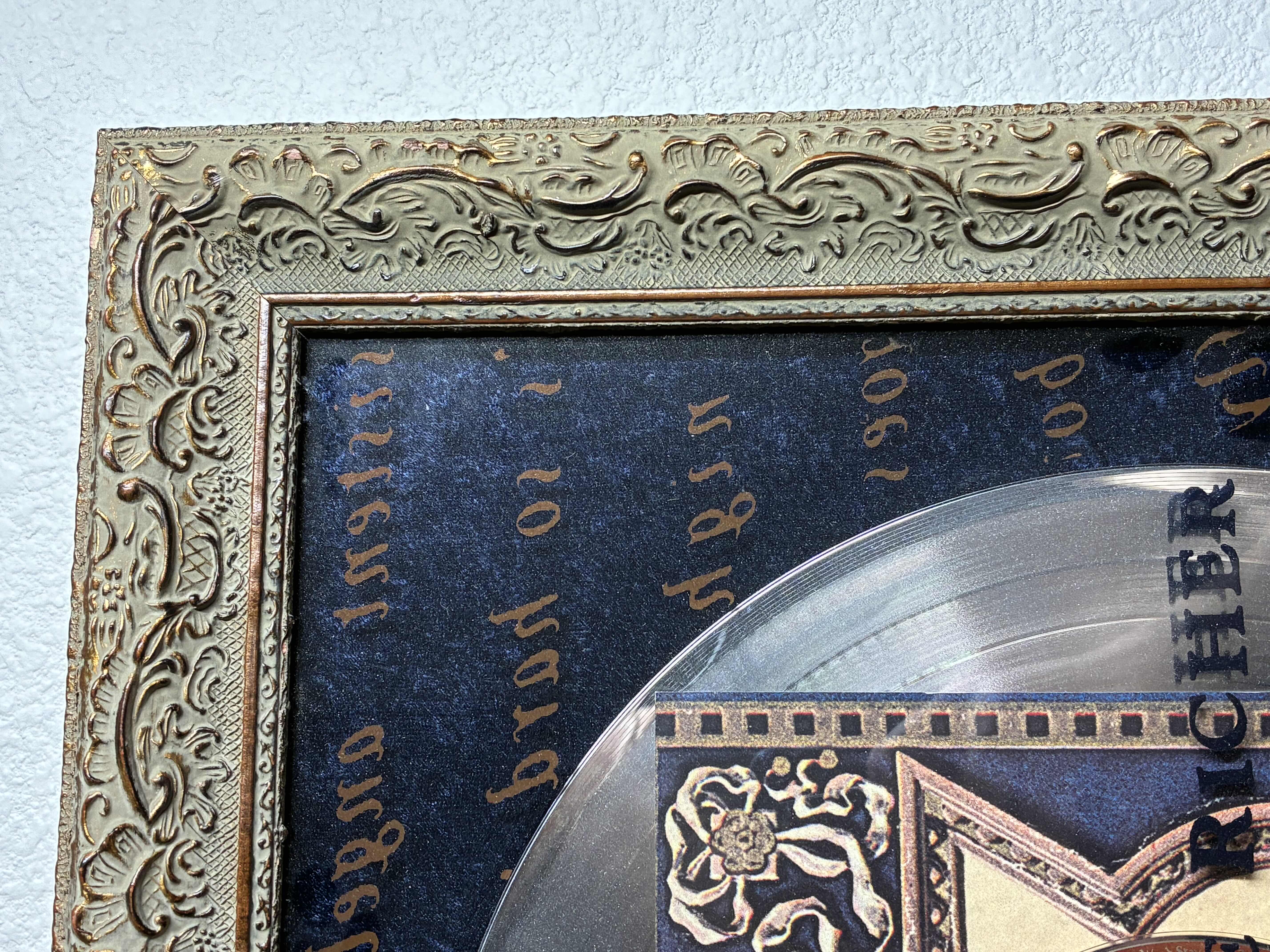 Photo 1 of PLATINUM RECORD PRESENTED TO MARC KORDELOS COMMEMORATE RIAA CERTIFIED SALE OF MORE THAN $1M COPIES OF THE SQUINT ENTERTAINMENT COMPACT DISC & CASSETTE "SIXPENCE NONE THE RICHER" FRAMED PLAQUE 17“ X 21“
