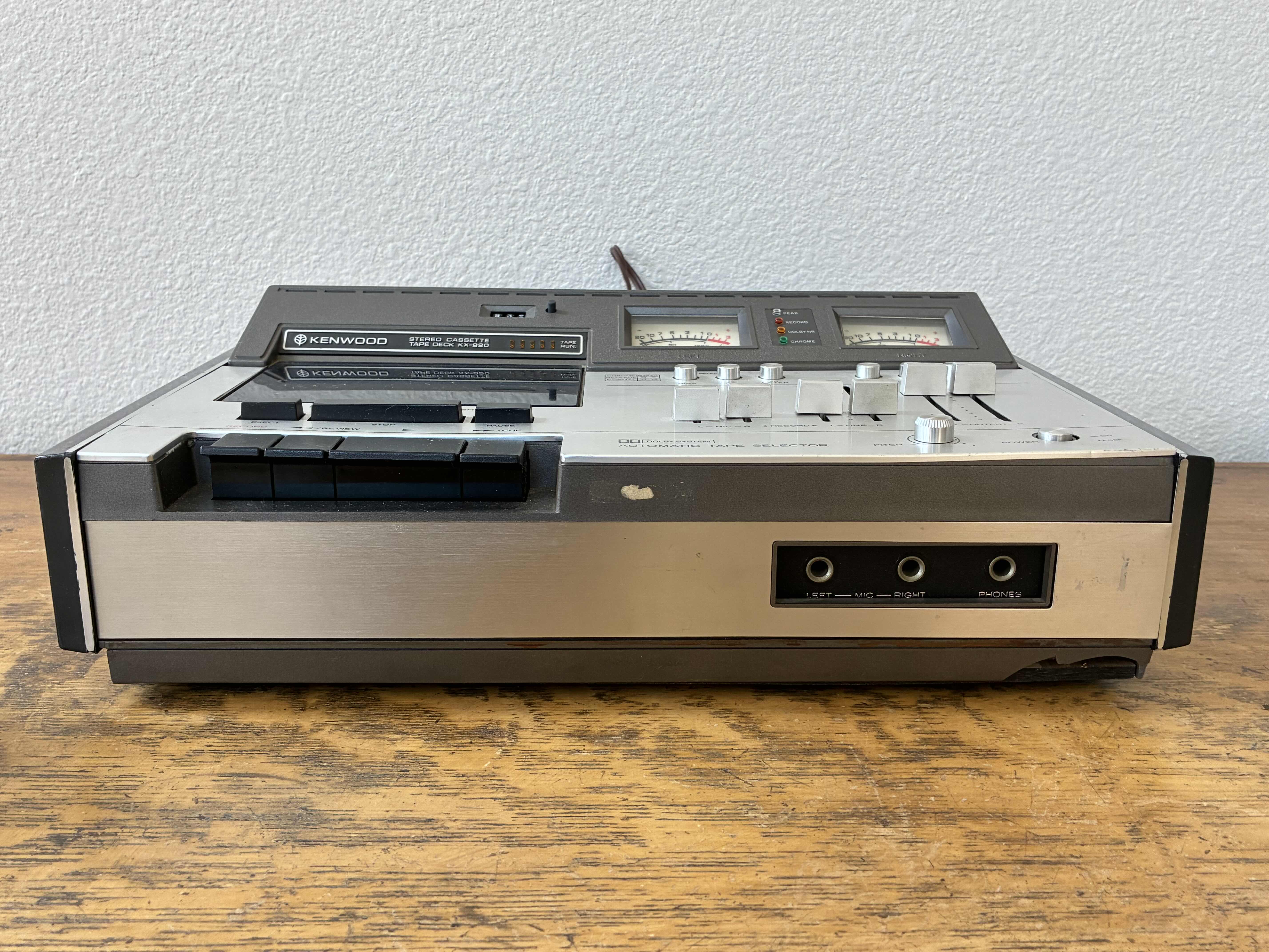 Photo 1 of KENWOOD SOLID STATE STEREO CASSETTE DECK KX-920
