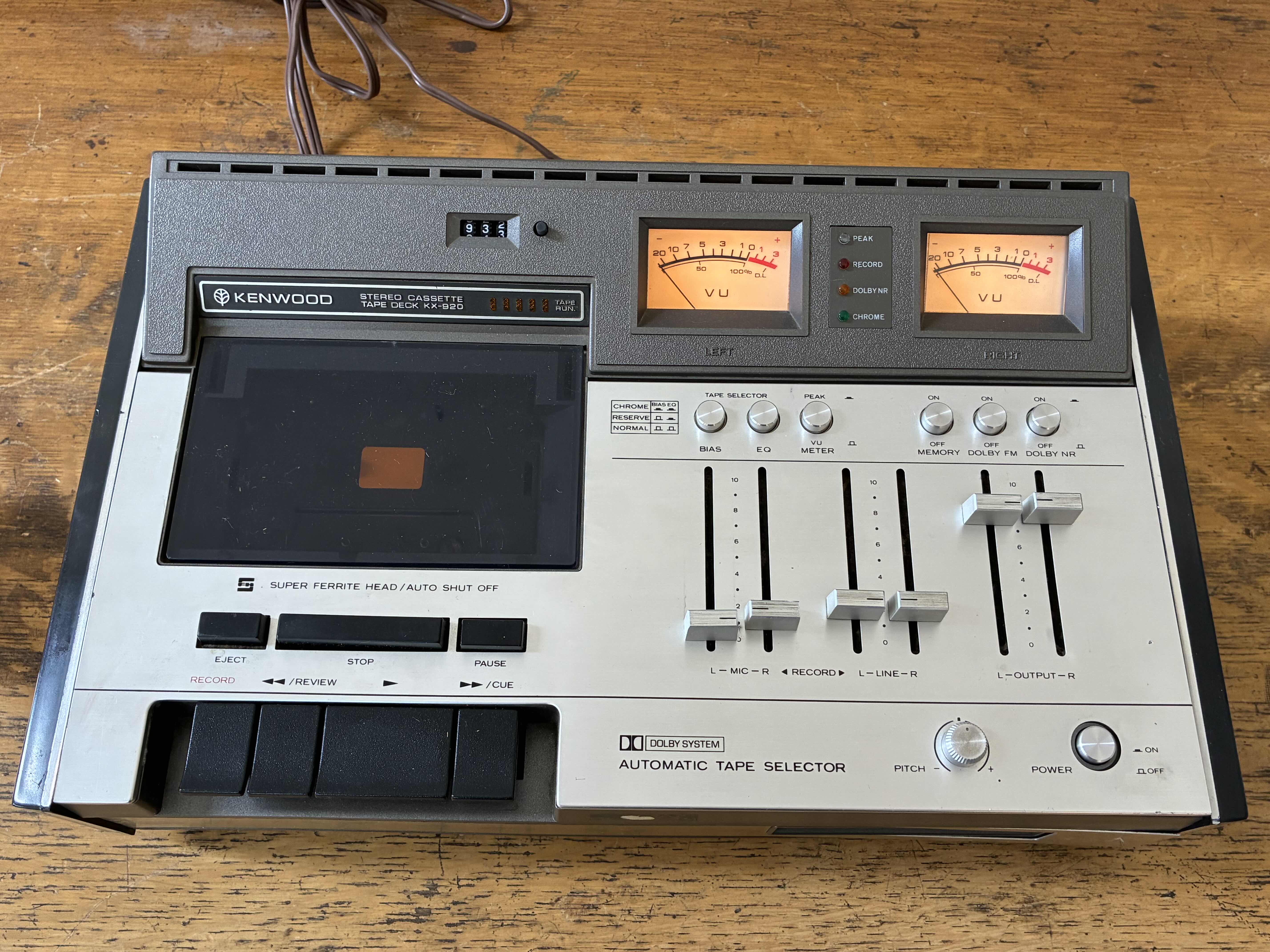 Photo 1 of KENWOOD SOLID STATE STEREO CASSETTE DECK KX-920