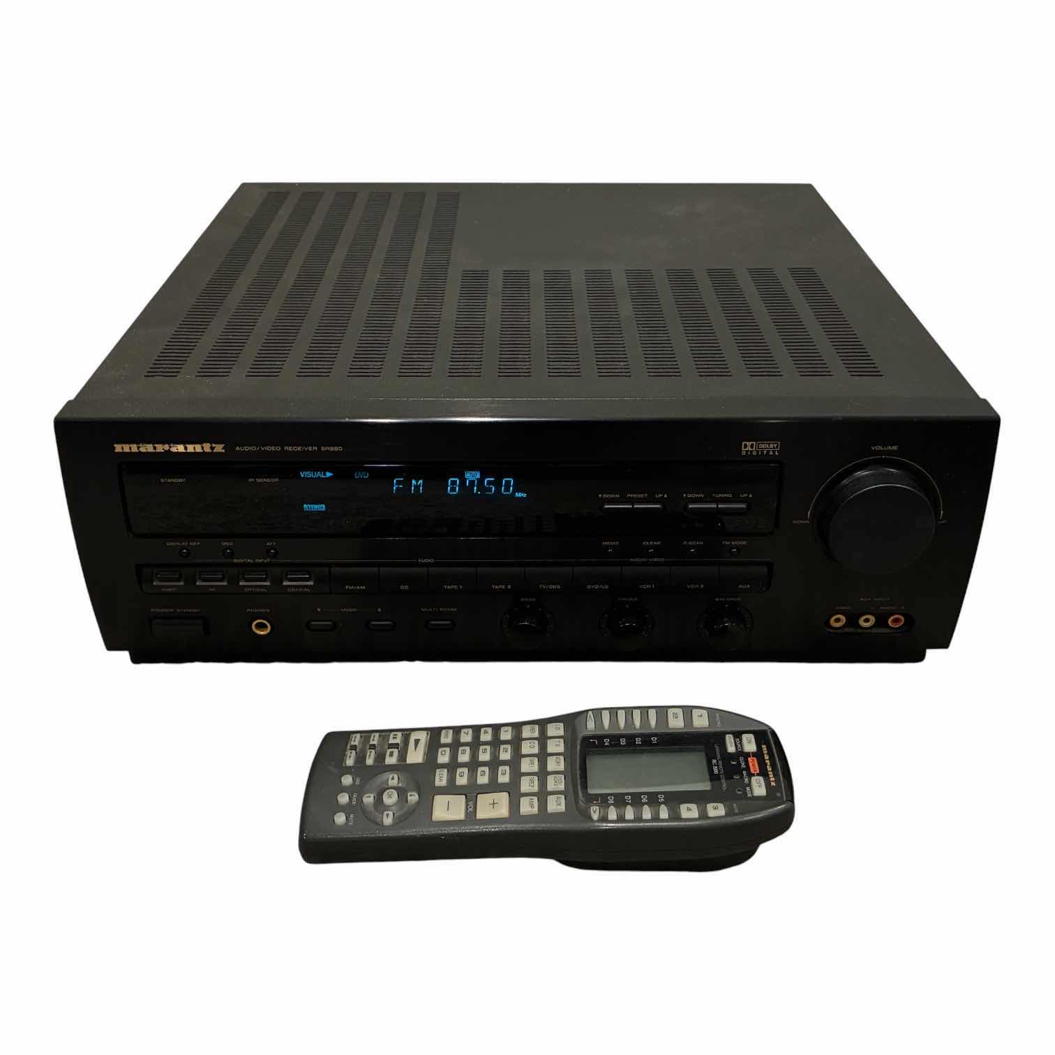 Photo 1 of MARANTZ AUDIO/VIDEO RECEIVER W REMOTE SR880