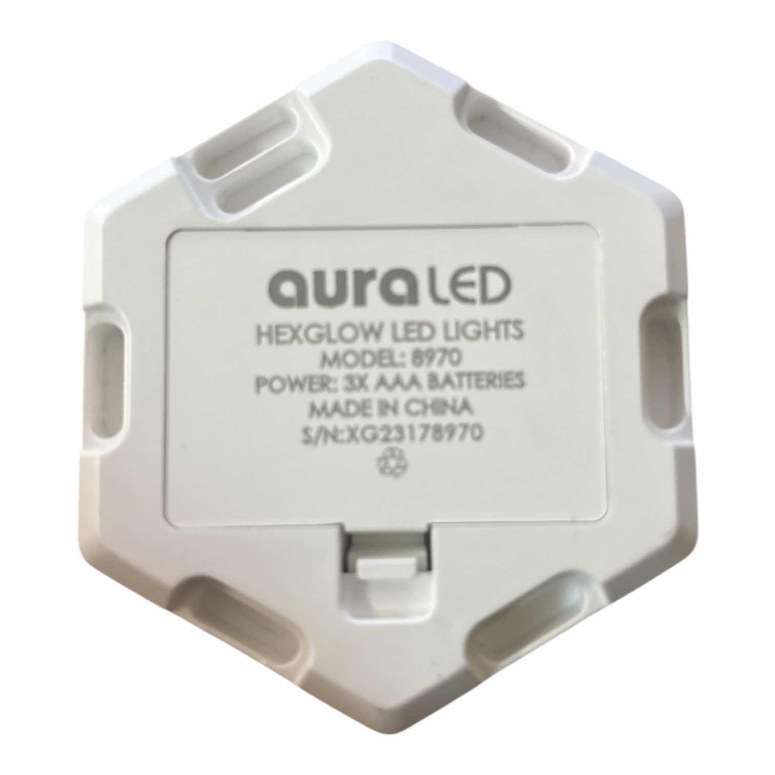 Photo 1 of (6)PCS AURA LED HEXGLOW LED LIGHTS MODEL 8970