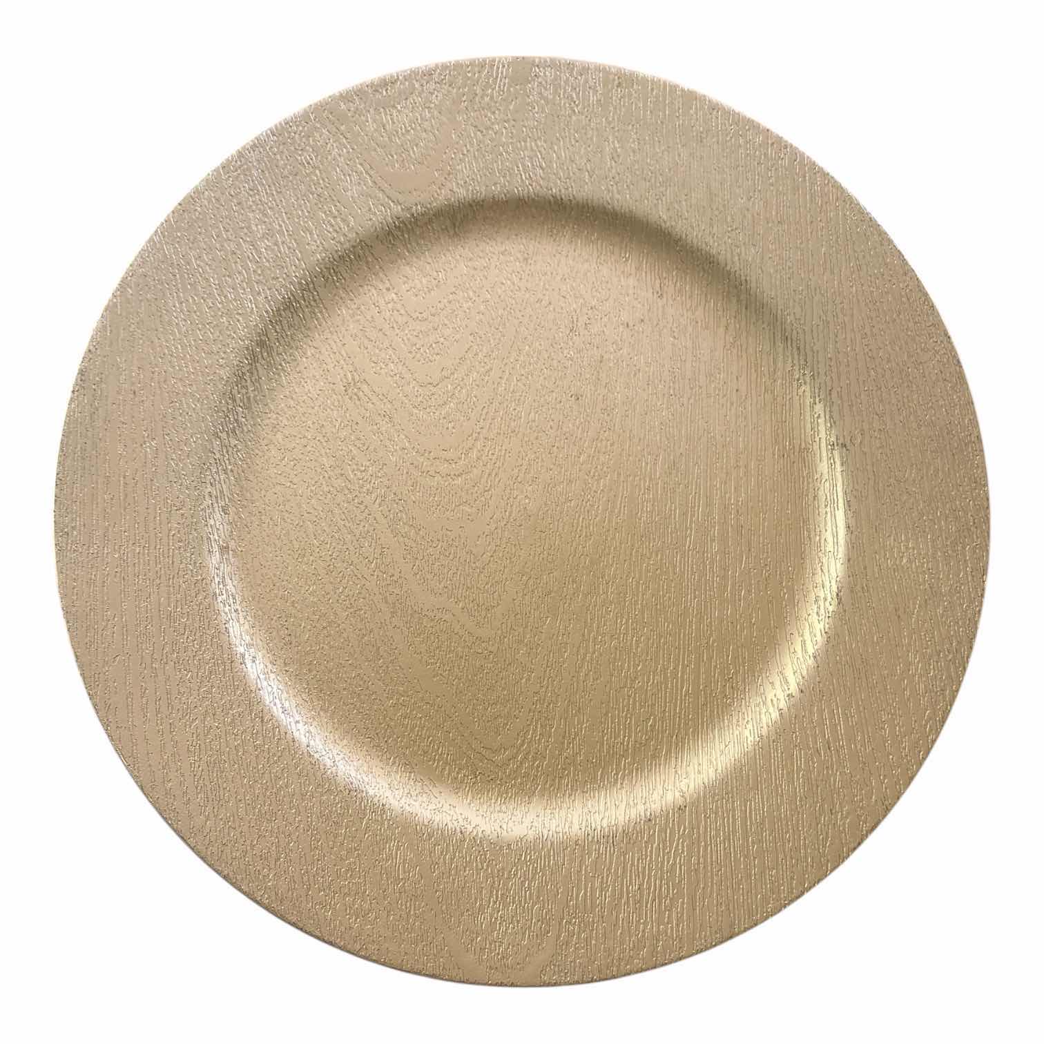 Photo 1 of GOLD AND BROWN CHARGER PLATES D13”