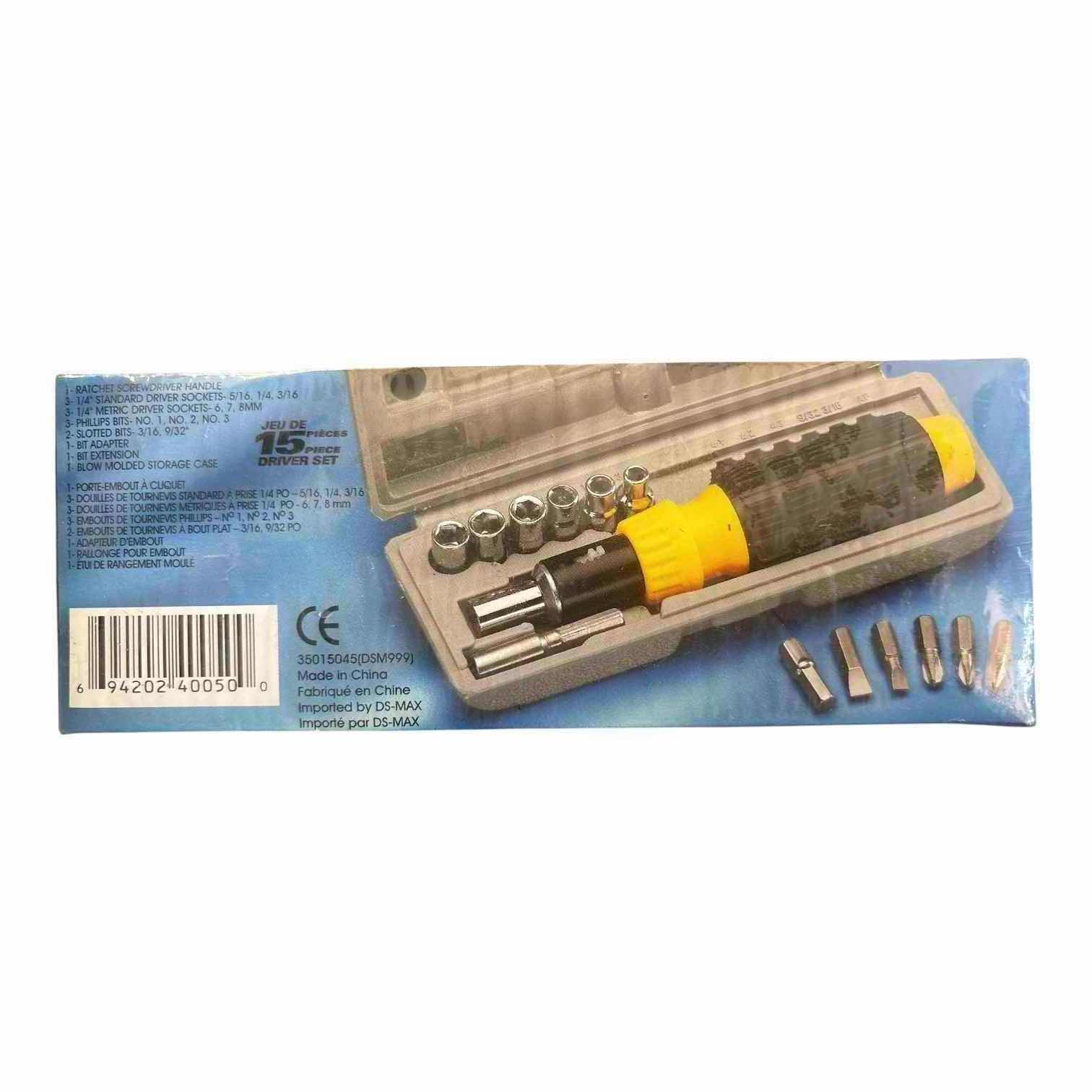 Photo 1 of NIB (8)PCS HANDYMAN 15-PIECE DRIVER SET $80