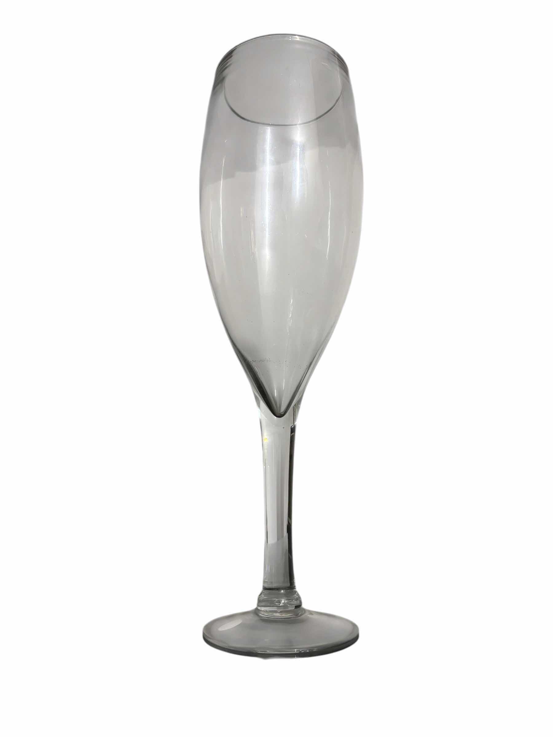 Photo 1 of LARGE NOVELTY/DECORATION WINE GLASSES H20”