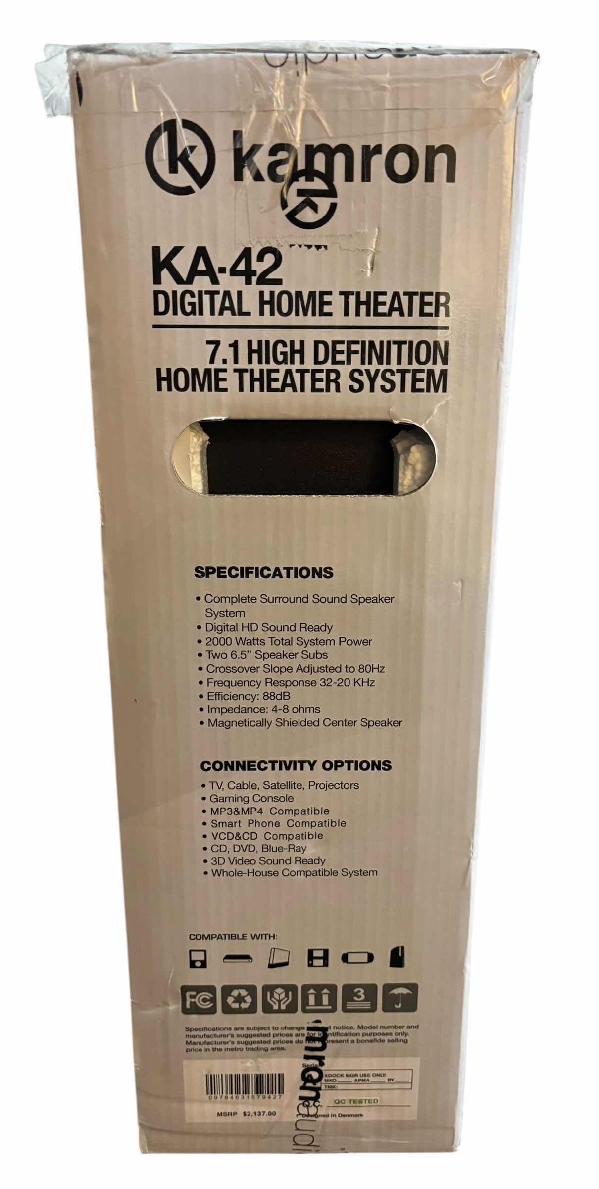 Photo 1 of KAMRON KA-42 DIGITAL HOME THEATRE SYSTEM