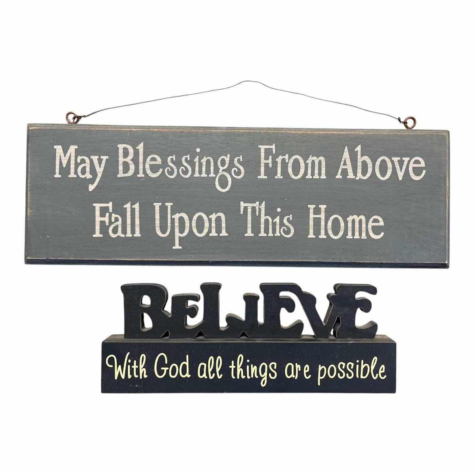 Photo 1 of (3)PCS RELIGIOUS HOME WALL ART 20”X16”