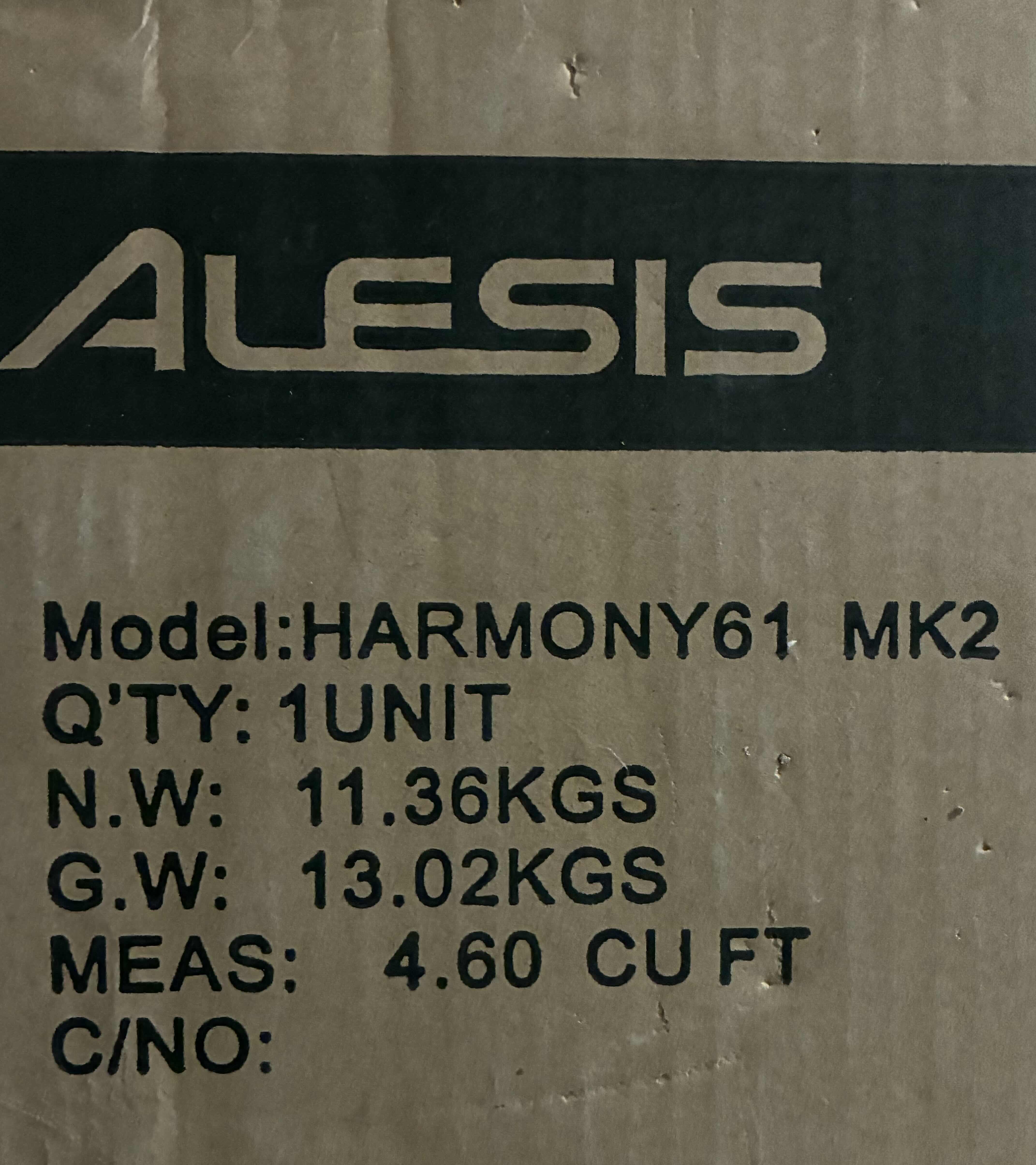 Photo 1 of ALESIS HARMONY 61 KEYBOARD W STAND