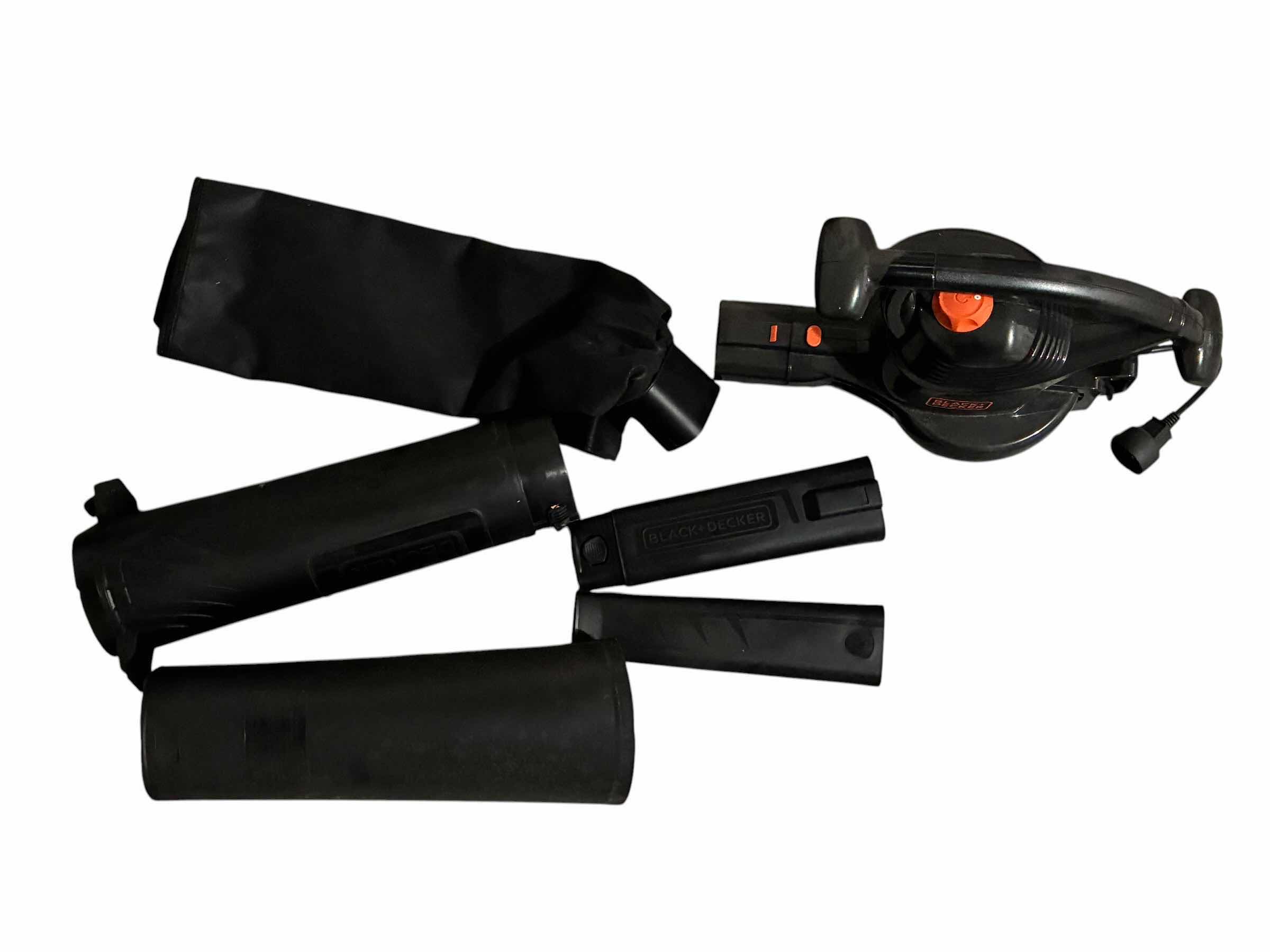 Photo 1 of BLACK & DECKER ELECTRIC BLOWER W ATTACHMENTS