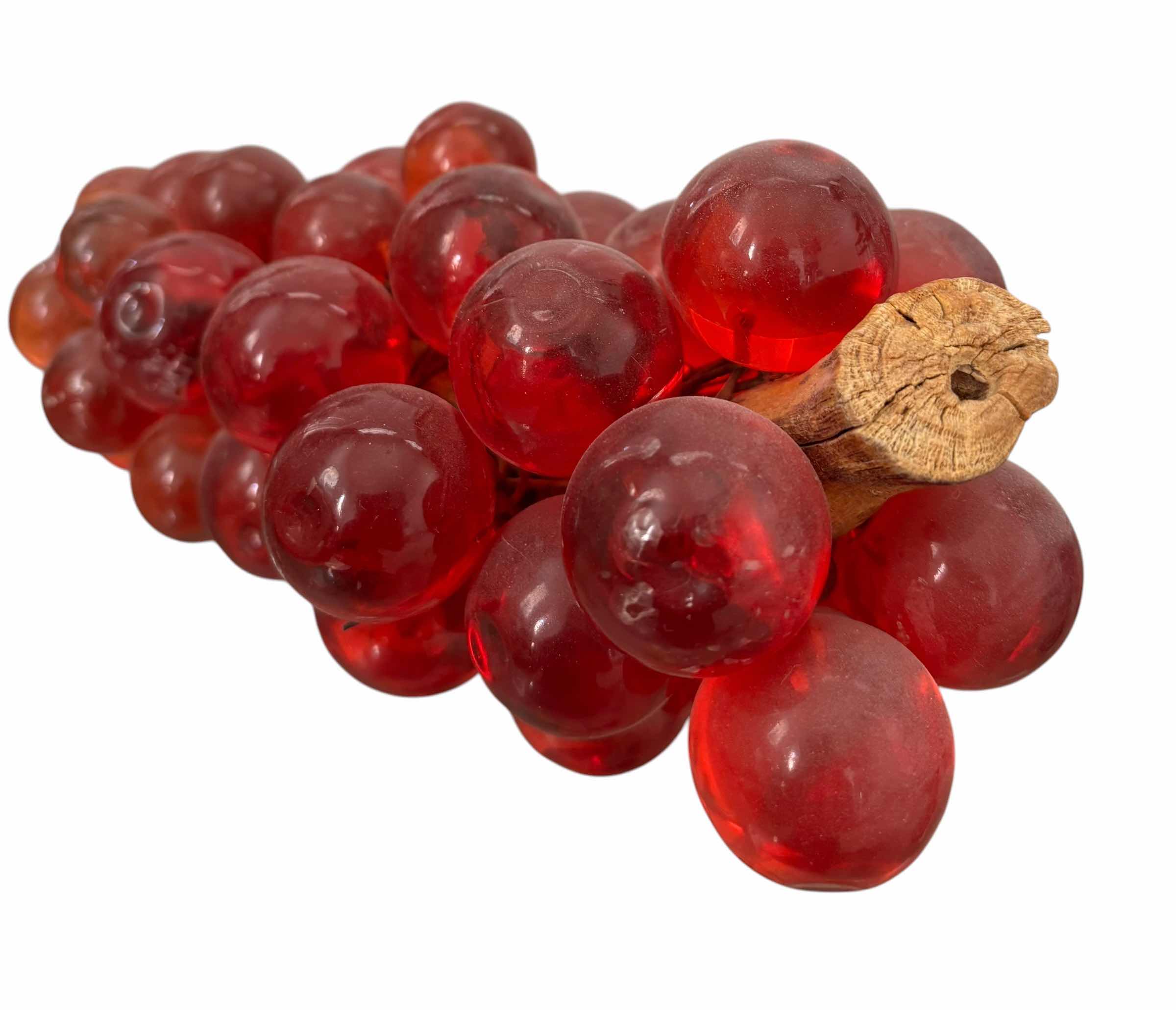 Photo 1 of VINTAGE MCM LUCITE GRAPE CLUSTER 8”L