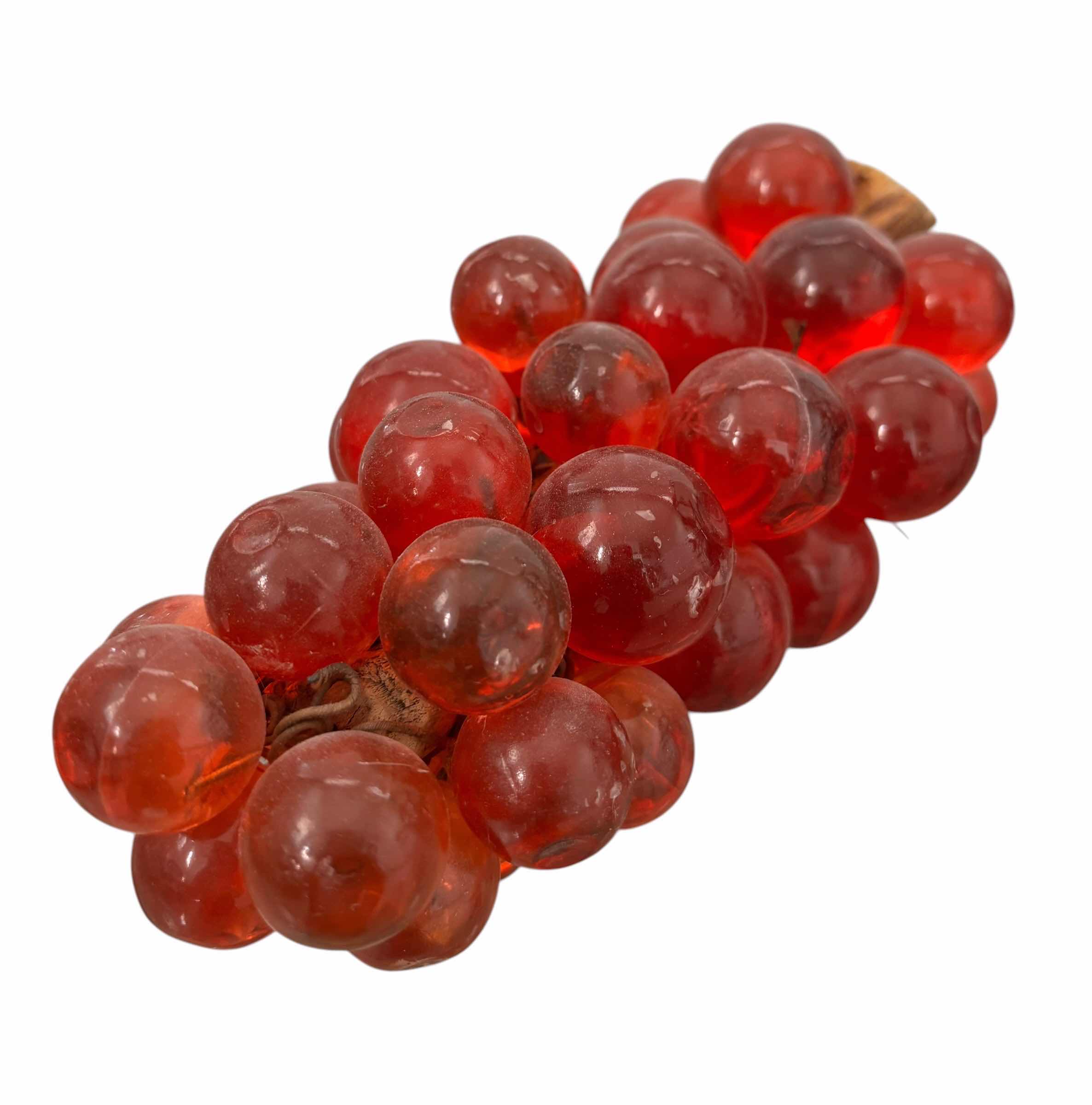 Photo 1 of VINTAGE MCM LUCITE GRAPE CLUSTER 8”L