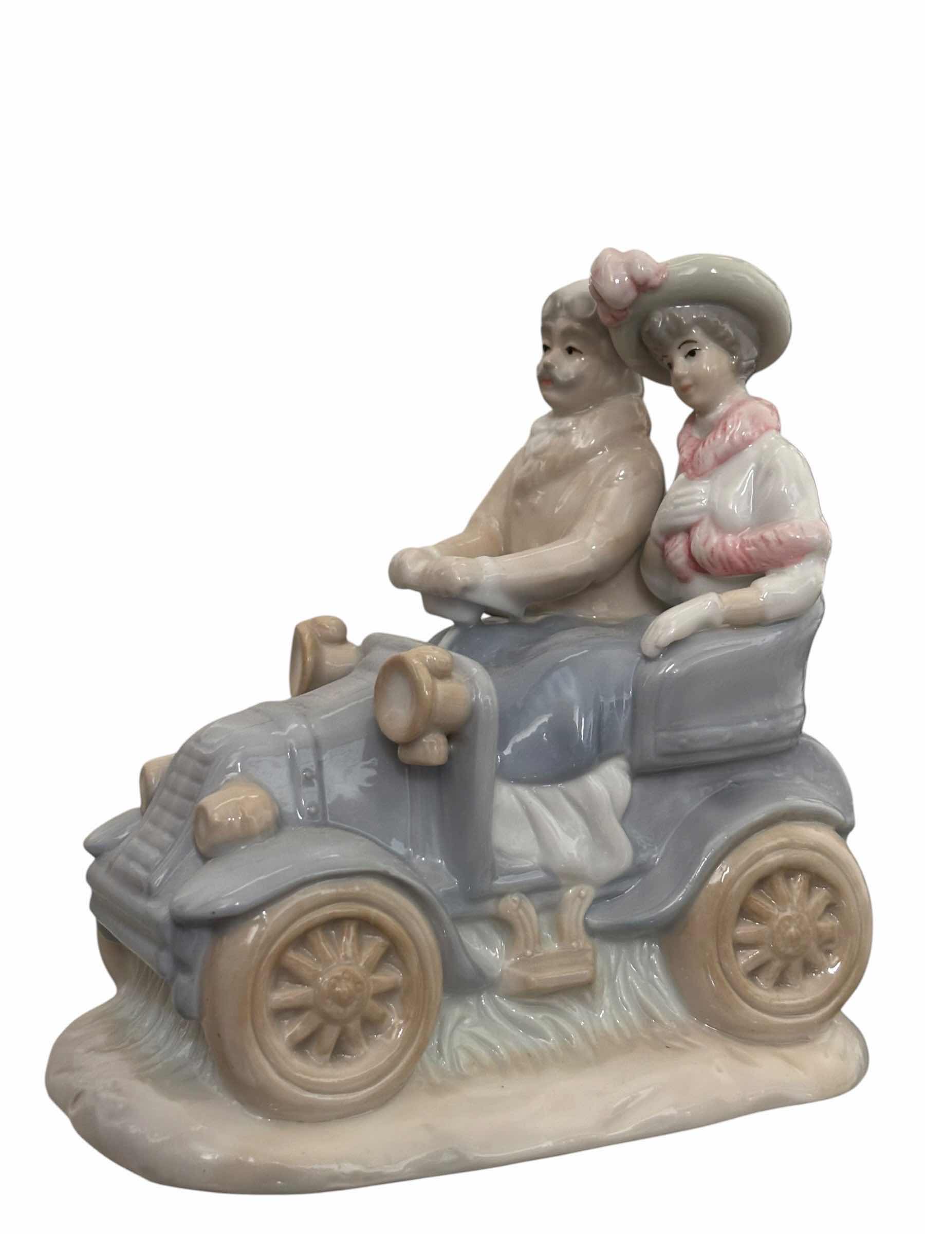 Photo 1 of PORCELAIN FIGURINES (3), TALLEST H8”