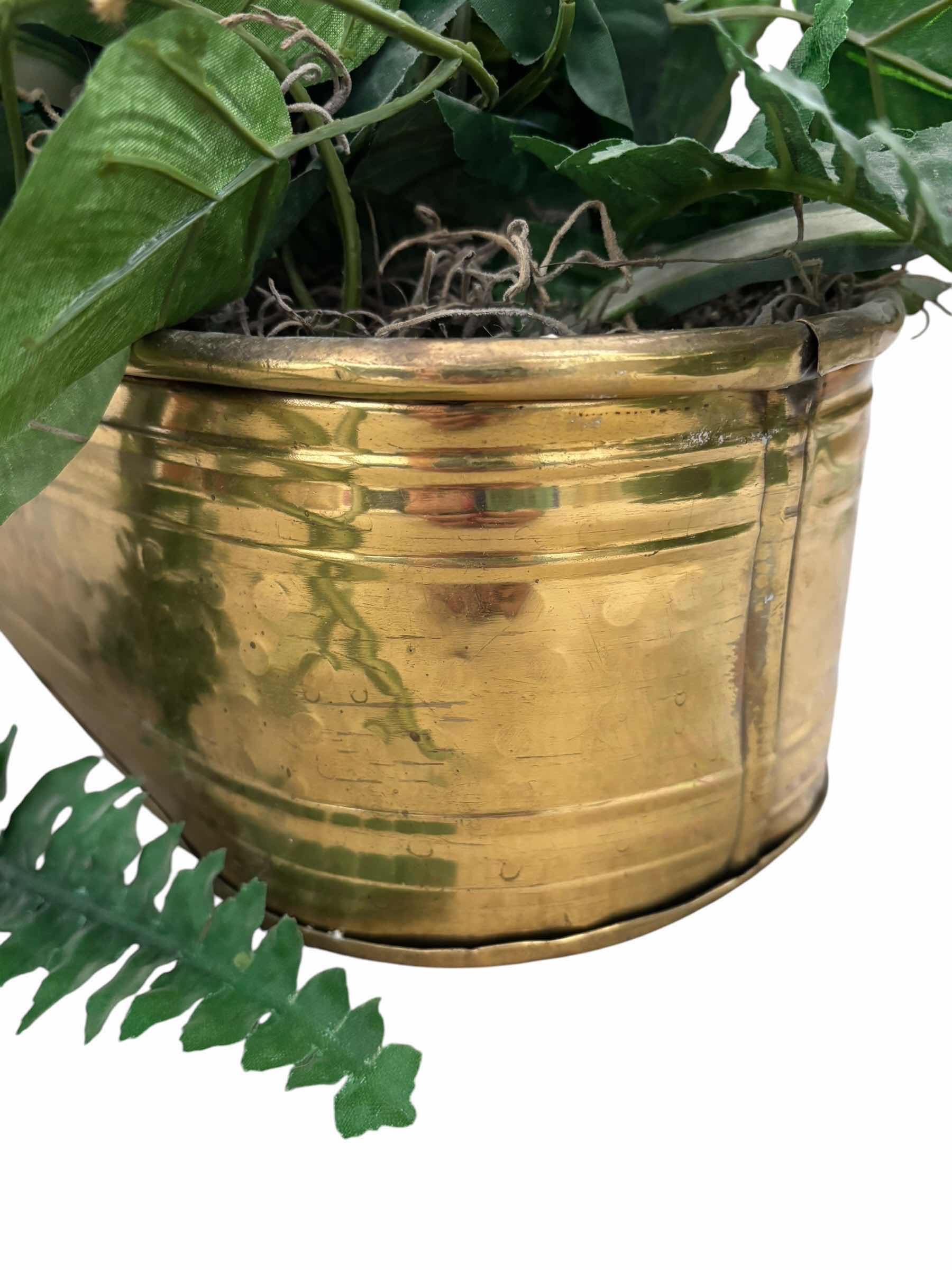 Photo 1 of ARTIFICIAL PLANT IN METAL CONTAINER 24”L