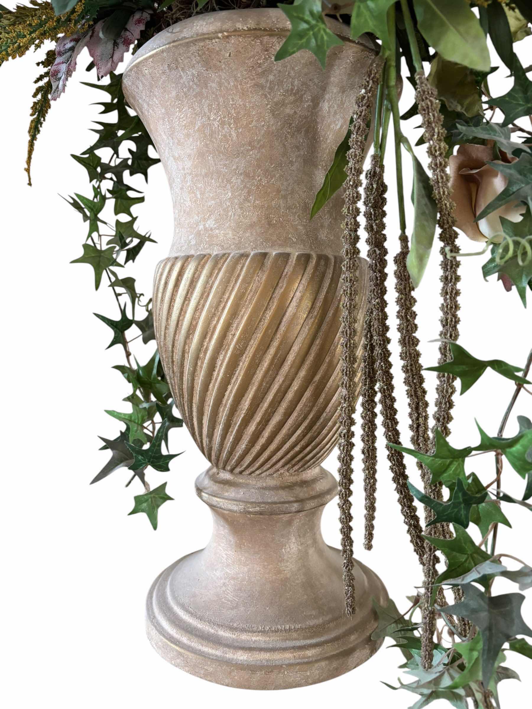 Photo 1 of ARTIFICIAL FLOWERS IN DECORATIVE VASE H42”