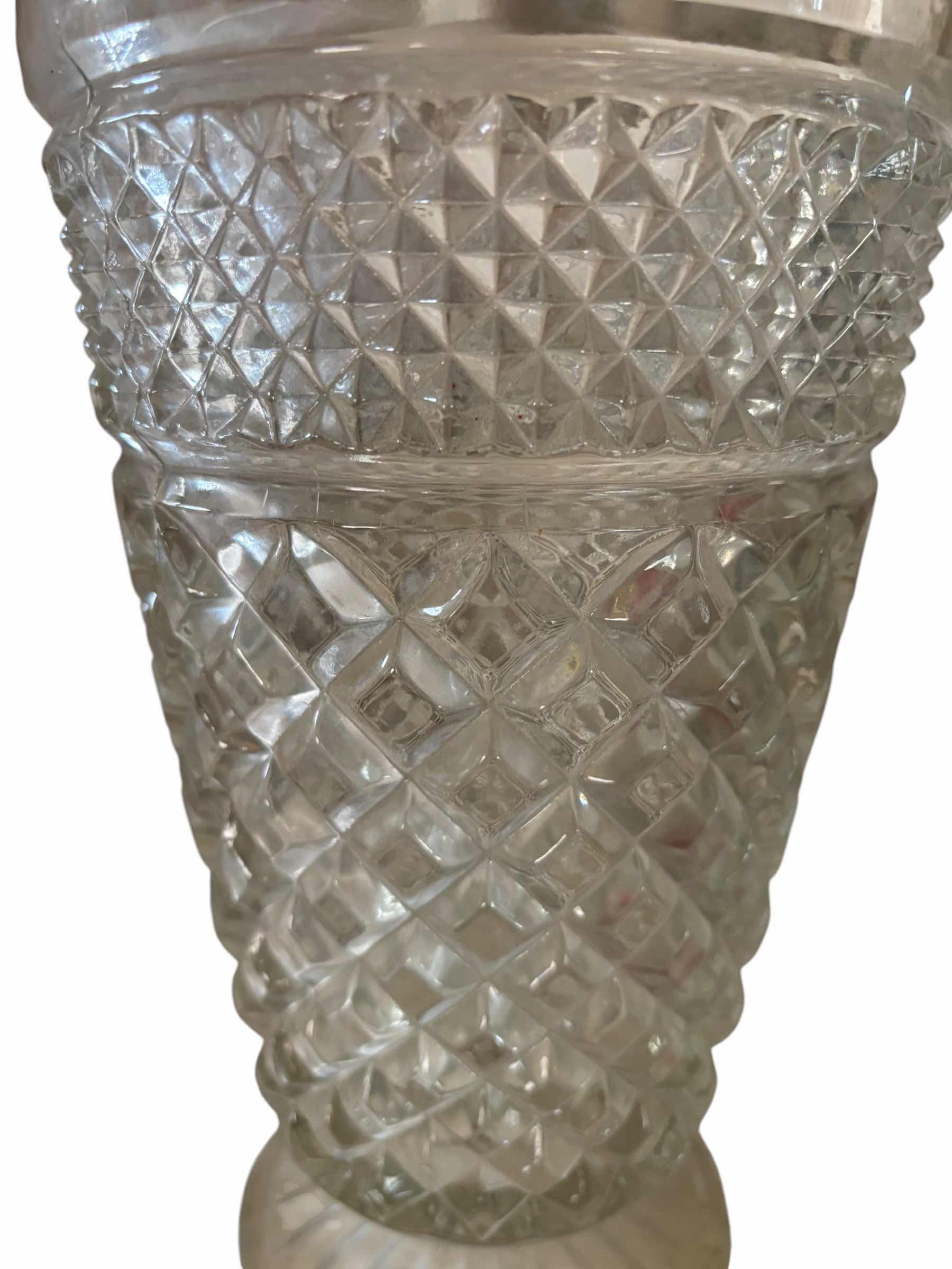 Photo 1 of GLASS VASE H10” X D6”