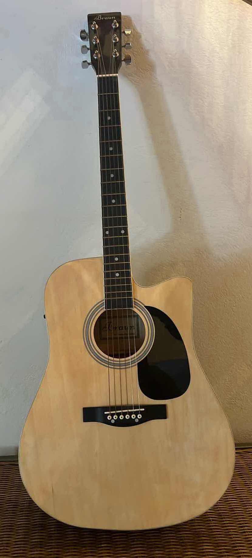 Photo 1 of BRAUN 41' ACOUSTIC GUITAR