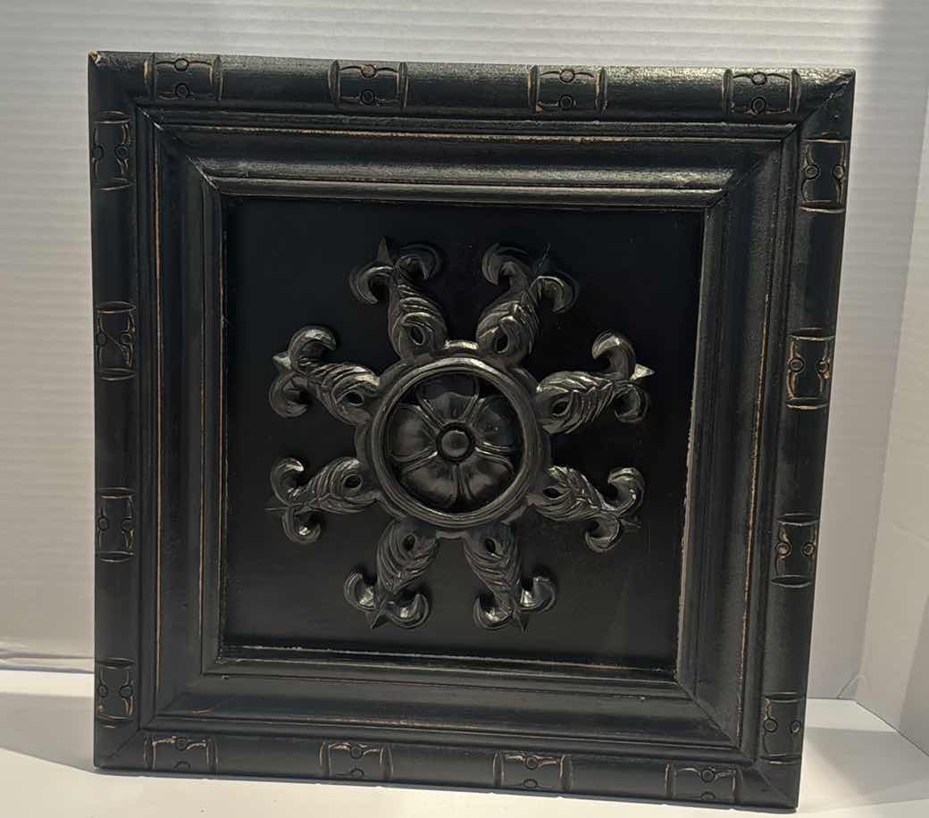 Photo 1 of WOOD MEDALLION WALL HANGING  16” x 16”