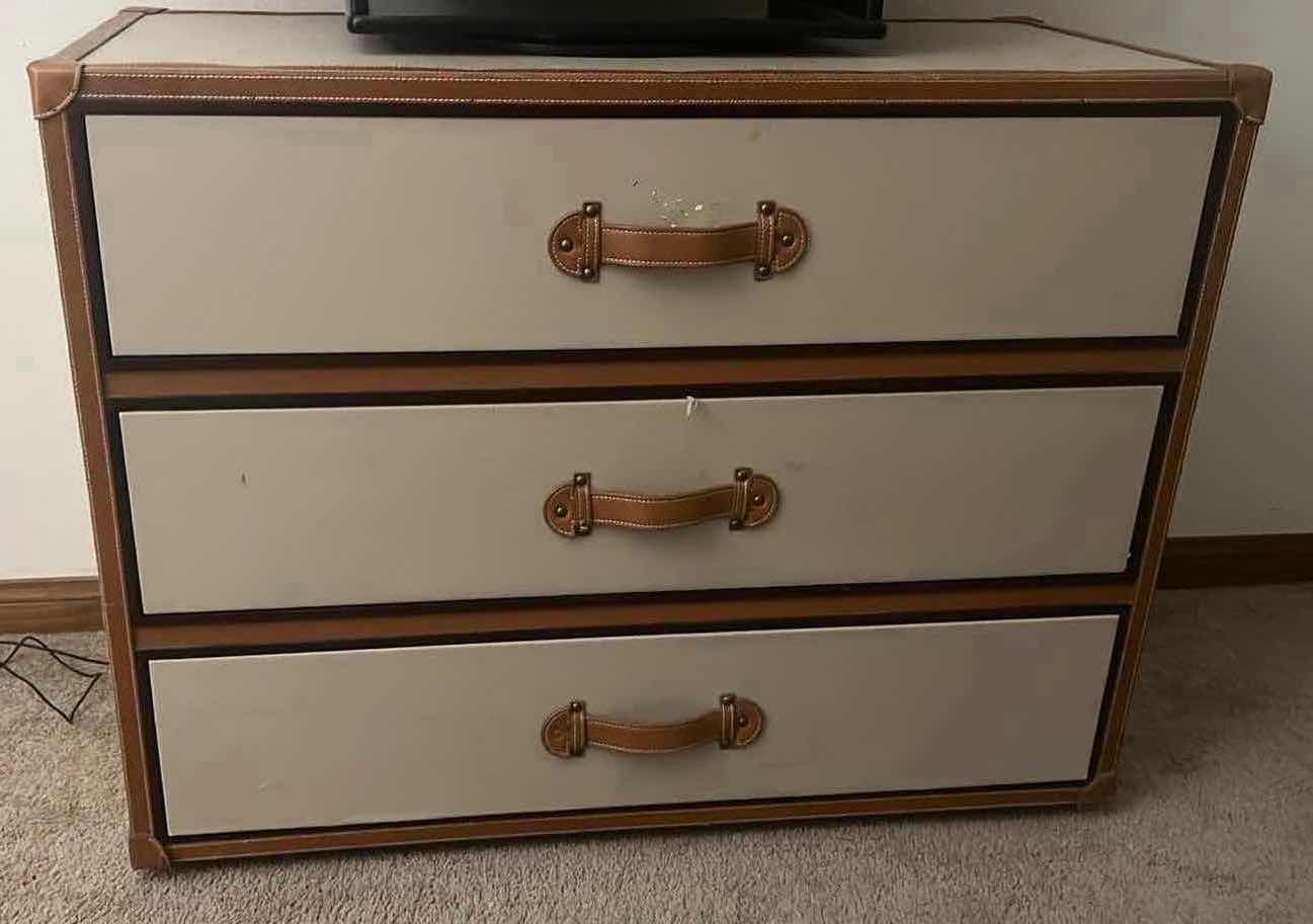 Photo 1 of MARK DAVID TRUNK STYLE 3 DRAWER DRESSER 42" x 20" H32"