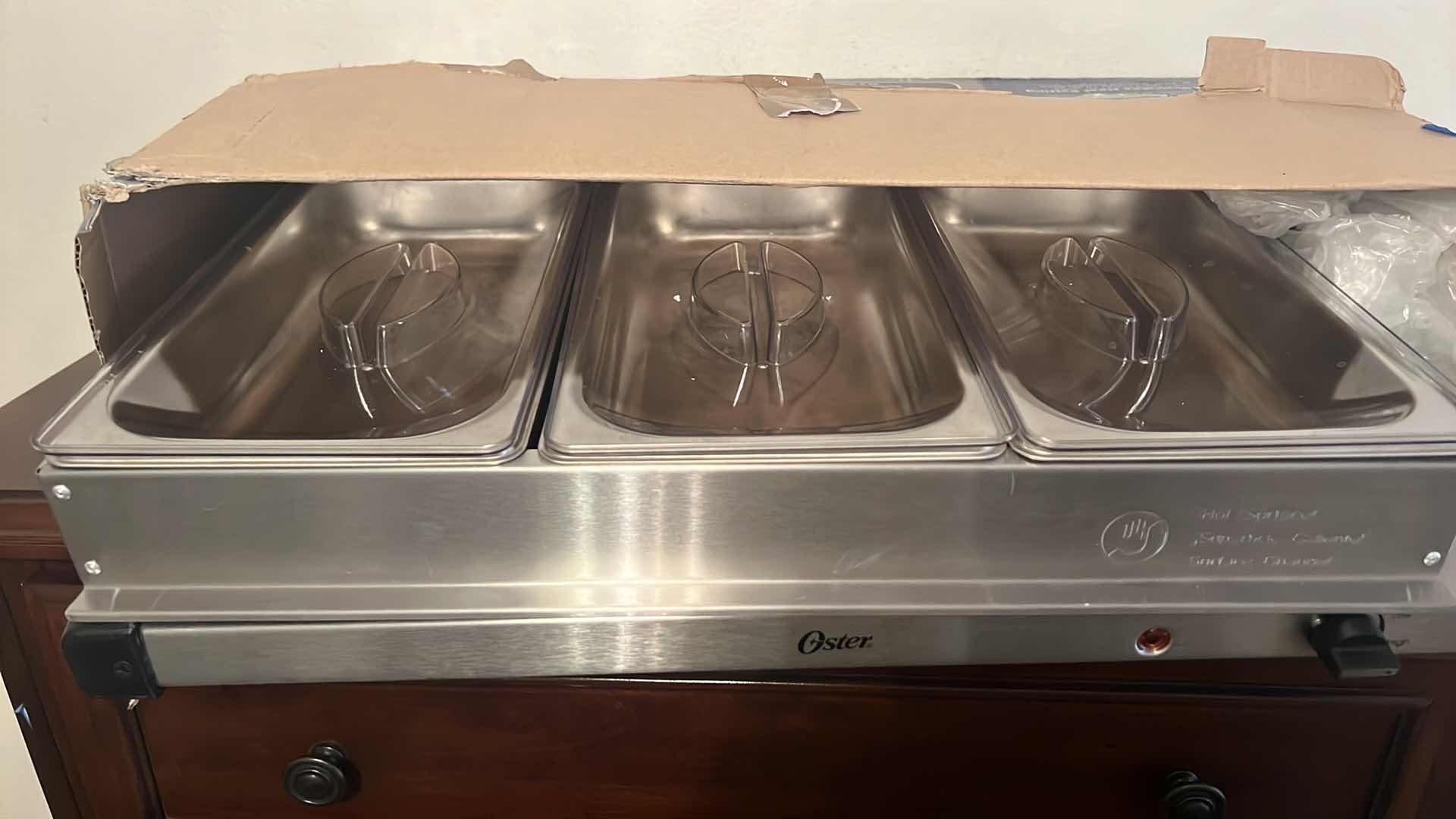 Photo 3 of OSTER TRIPLE STATION BUFFET SERVER -USED