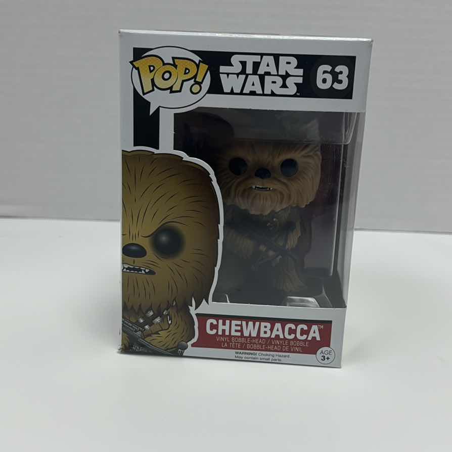 Photo 1 of NIB POP STAR WARS CHEWBACCA BOBBLE HEAD