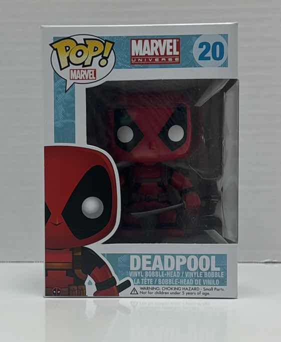 Photo 1 of NIB POP MARVEL DEADPOOL BOBBLE HEAD