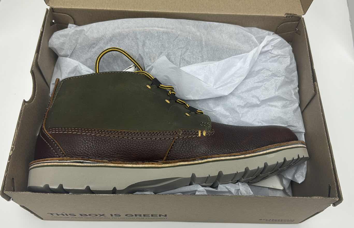 Photo 3 of NIB MENS CLARKS EASTFORD MID IN OLIVE COMBINATION 9.5 WIDE