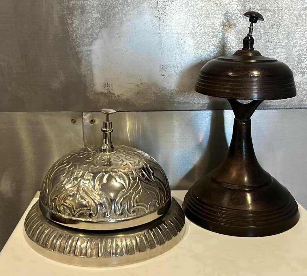 Photo 1 of 2-METAL DESK BELLS