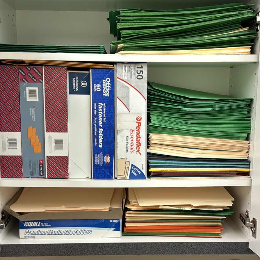 Photo 1 of CONTENTS OF CABINET 
FOLDERS