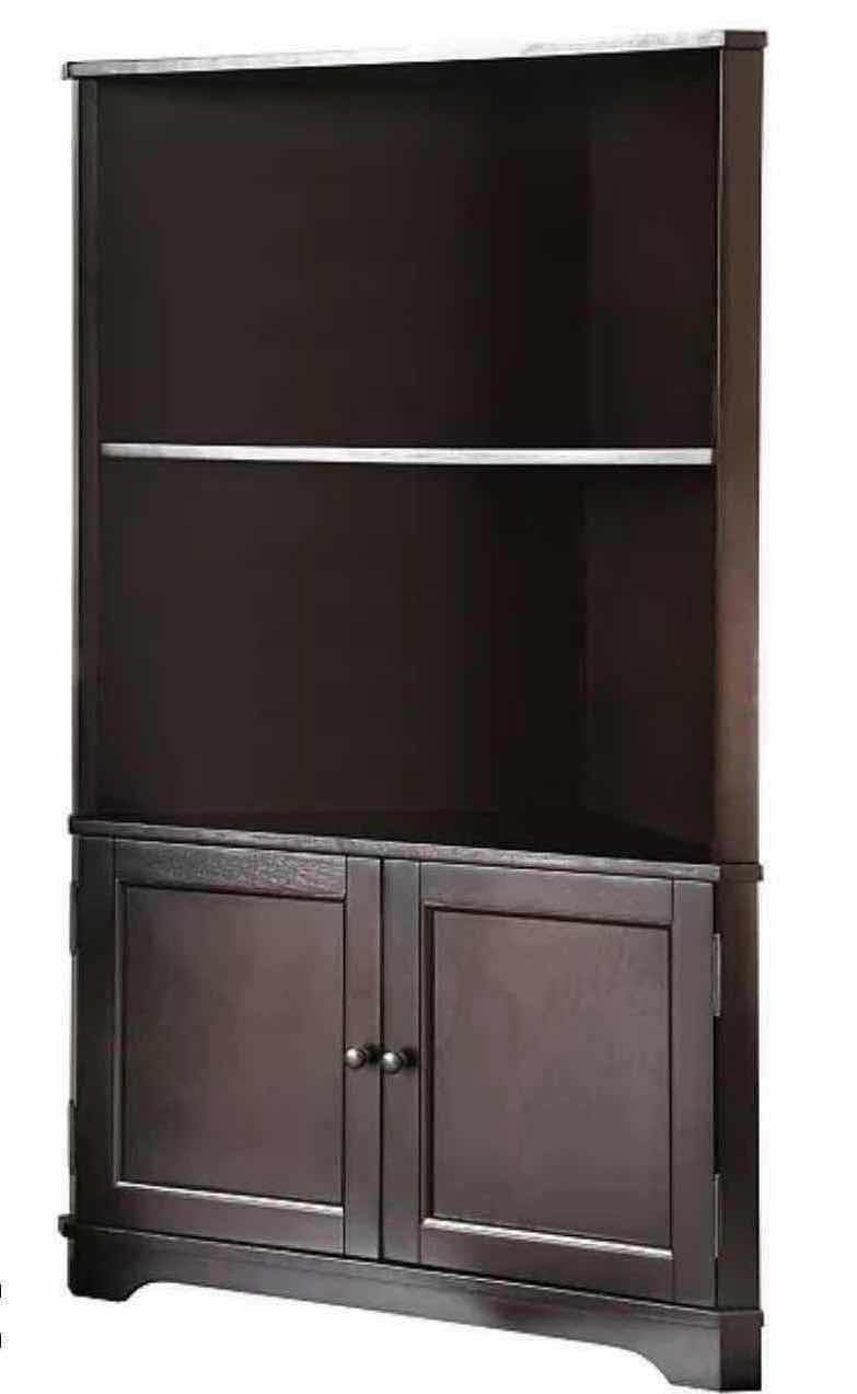 Photo 1 of FURNITURE OF AMERICA BERNAU 2 SHELVE ESPRESSO STAINED VENEER  BOOKCASE. 32” x 17” H52” 